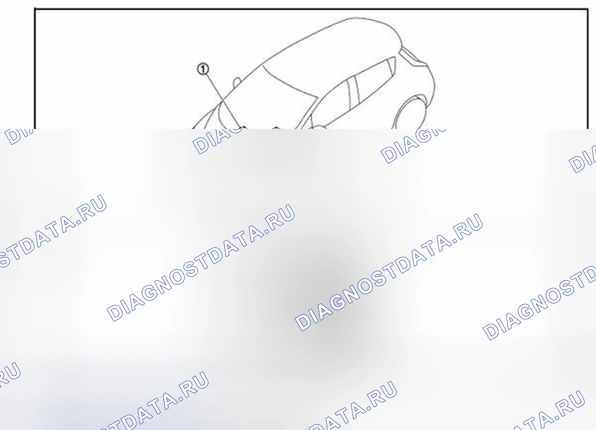 Рис. 28: СИСТЕМА РУЛЕВОГО КОЛЕСА С ПОДОГРЕВОМ: Расположение деталей. Nissan Leaf I
