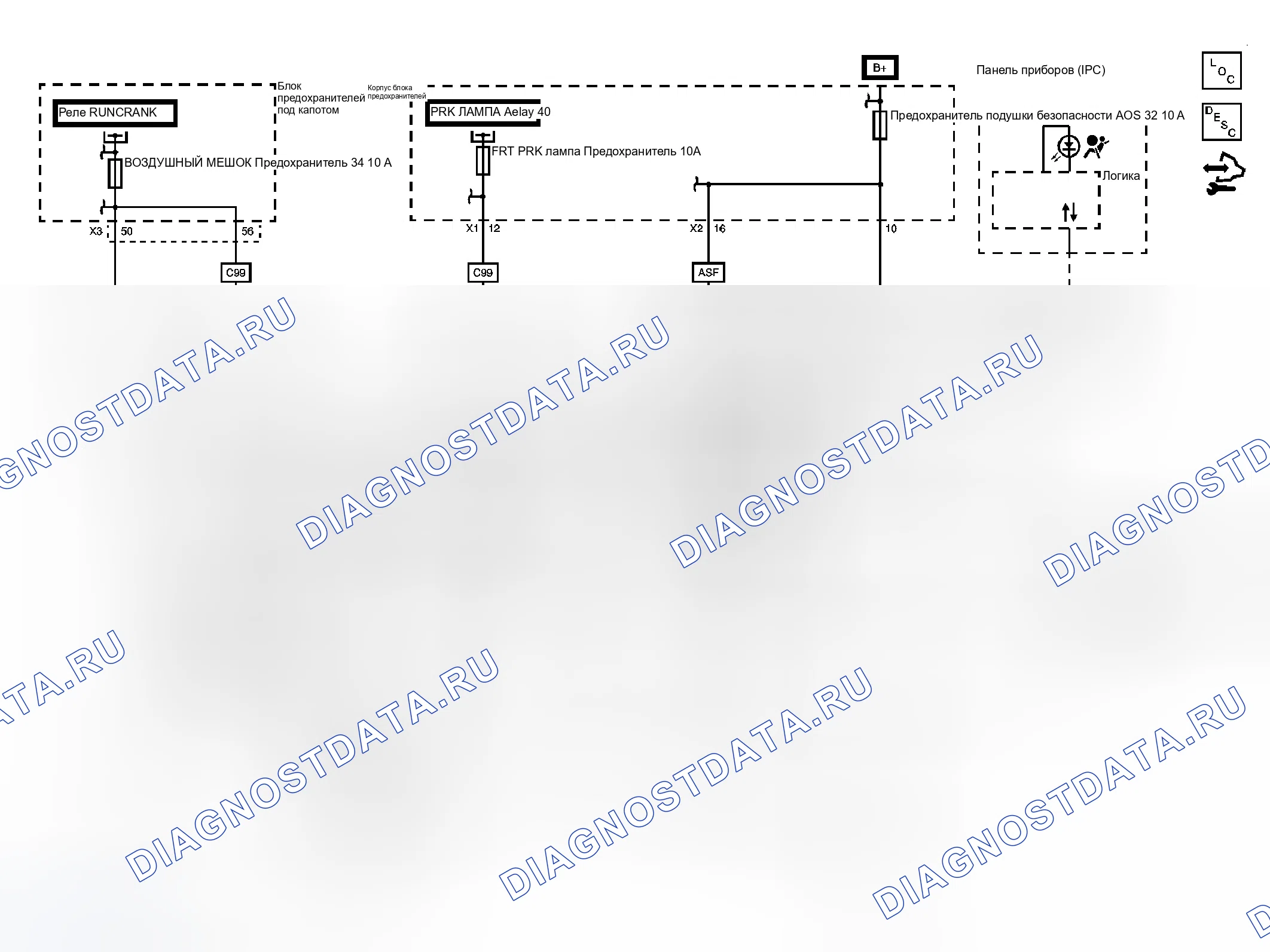 Рис. 1: Схема SIR. GMC Savana H1500 