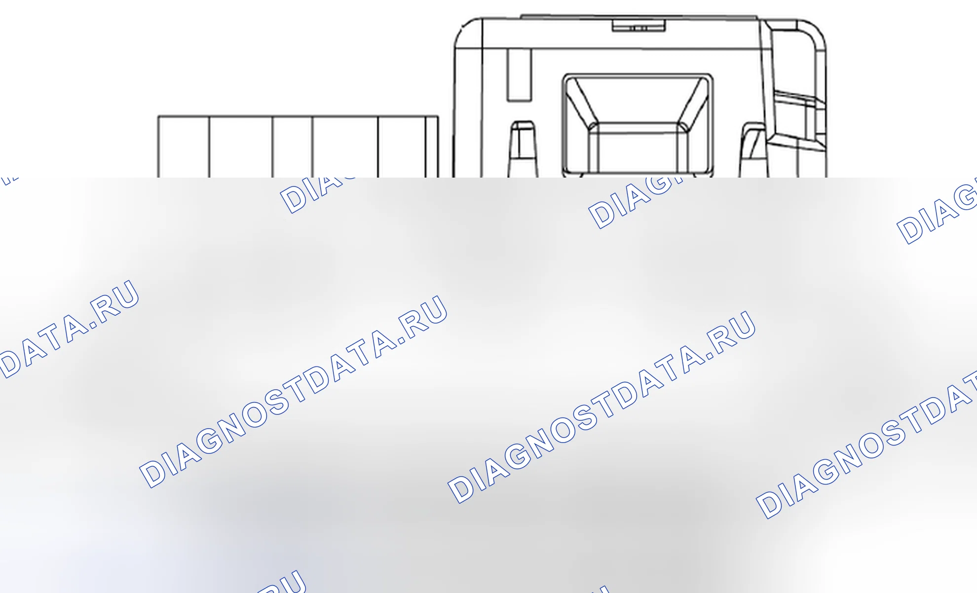Рис. 274: Разъемы интеллектуальных распределительных коробок. Hyundai Porter IV