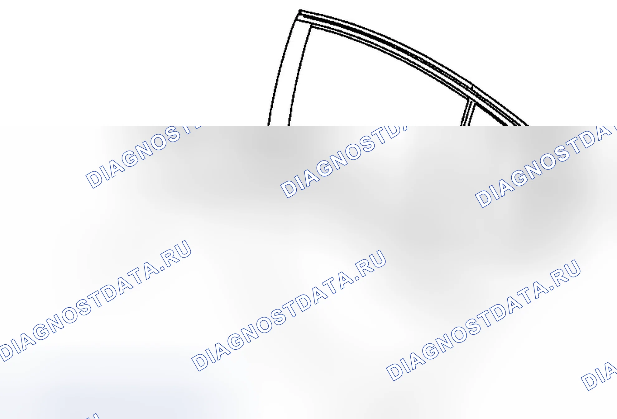 Рис. 14: Замена дверного оконного ремня с задней стороны. Chevrolet Malibu VIII рестайлинг