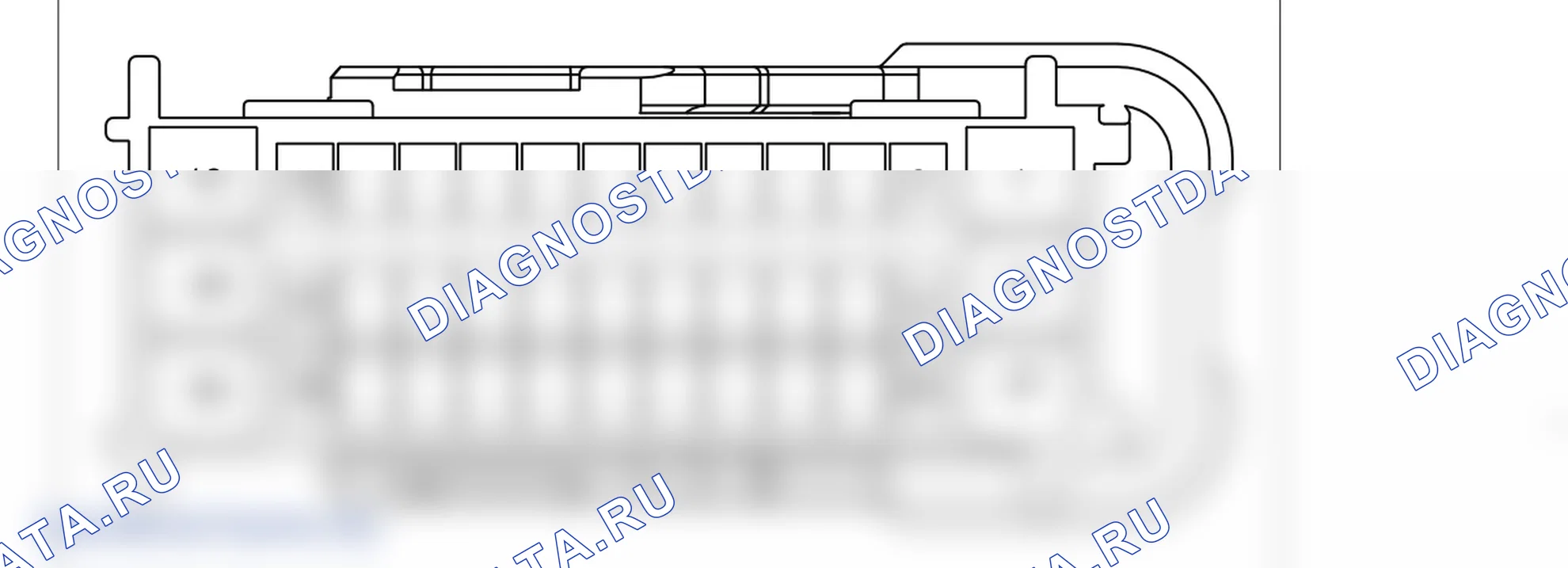 Распиновка разъёма F07-X03 — внешний вид и назначение контактов. Tank 300 I