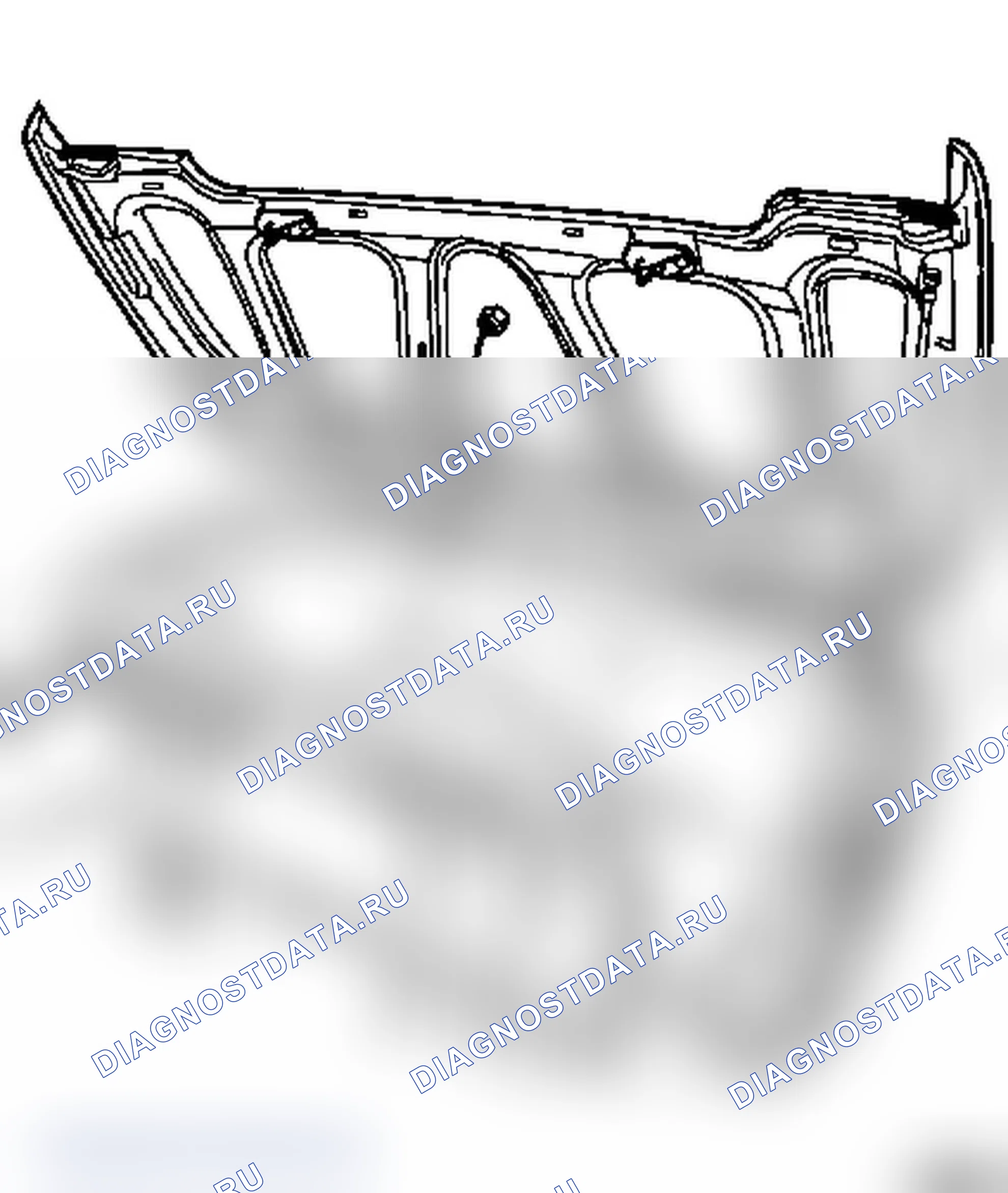 Демонтаж и монтаж крышки отсека для складной крыши (модель F67). Opel Astra G