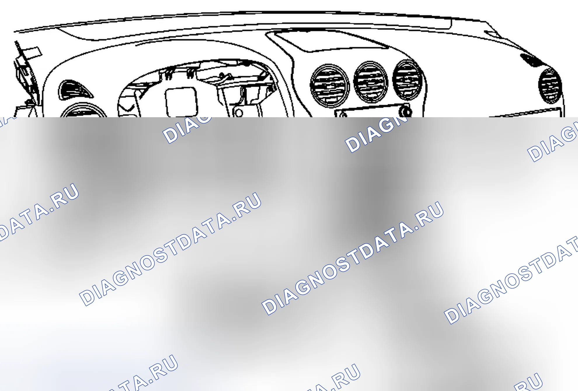 Рис. 3: Замена приемопередатчика вызова центра связи. Chevrolet Captiva I рестайлинг