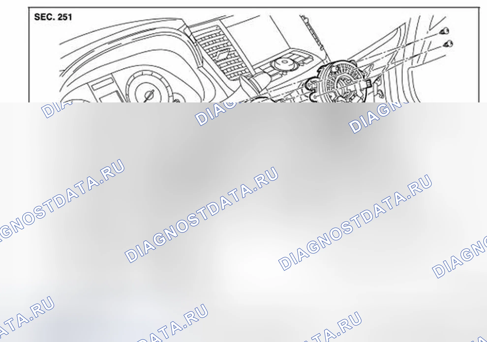 Рис. 6: Разнесенный вид. Infiniti FX35 II