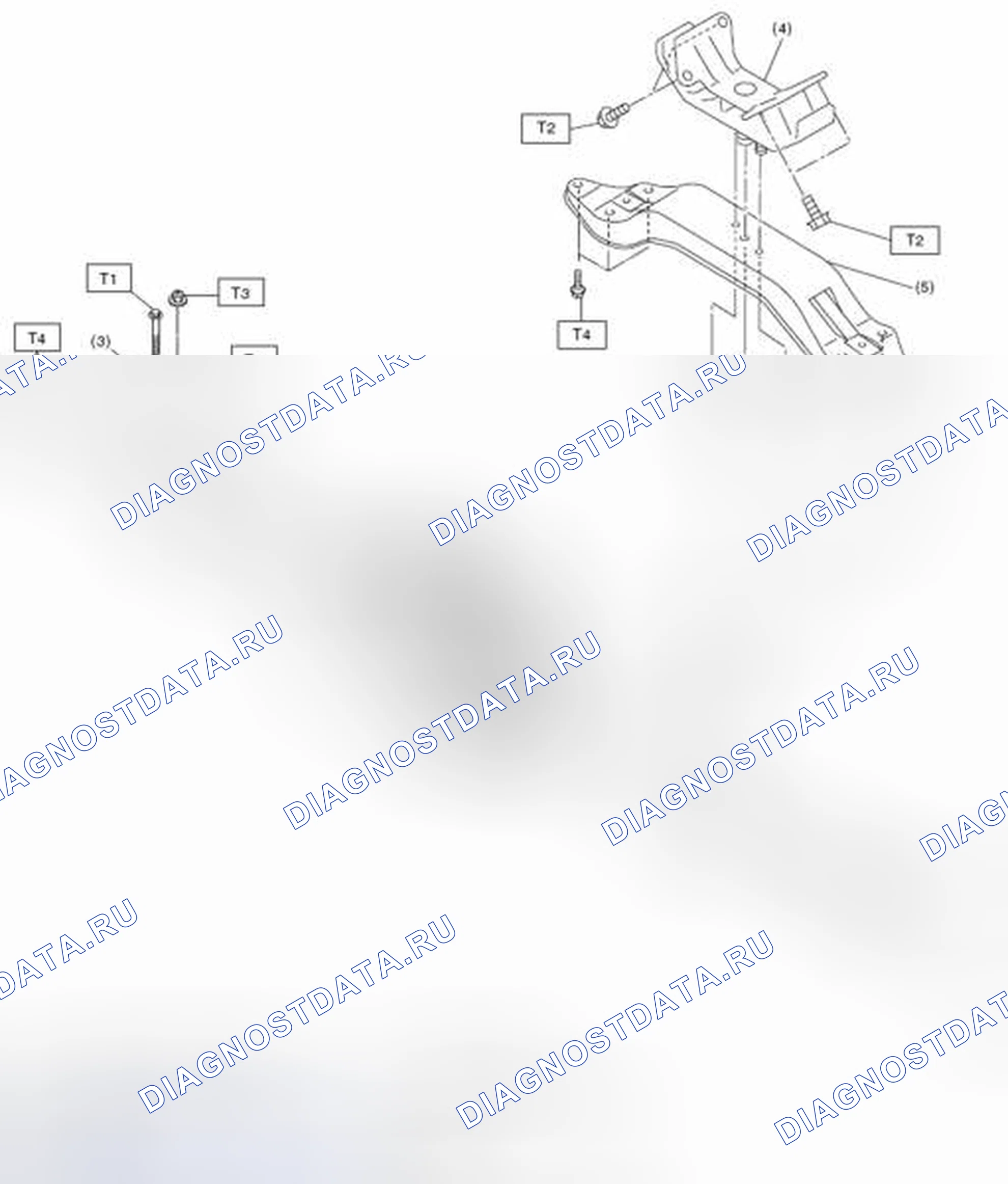 Рис. 588: МОНТАЖ КОРОБКИ ПЕРЕДАЧ. Subaru Outback BR рестайлинг