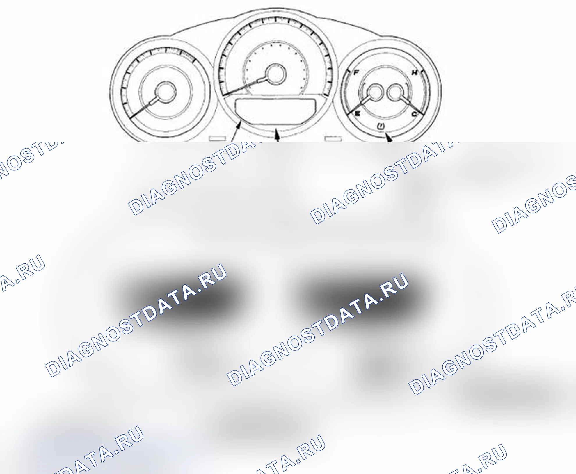 Рис. 2: Расположение индикатора системы. Acura RL II рестайлинг