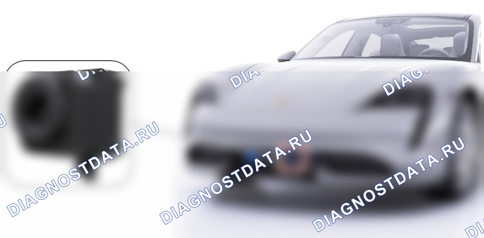 Место установки ИК-камеры. Porsche Taycan J1