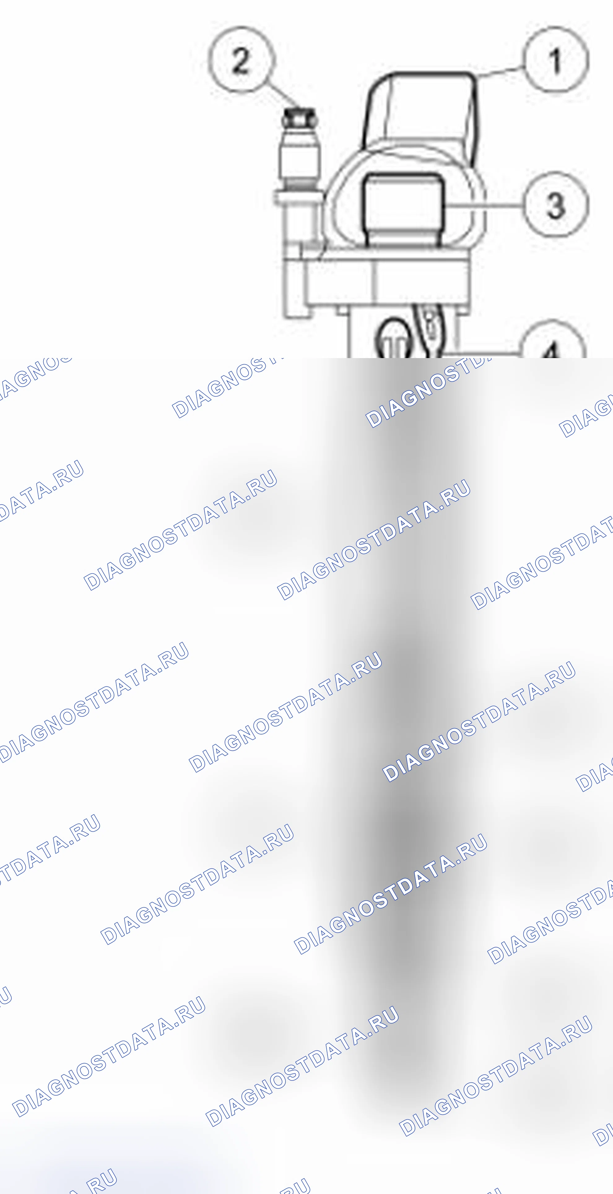 Рис. 147: Топливная форсунка. Ford Pickup F250 Super Duty II