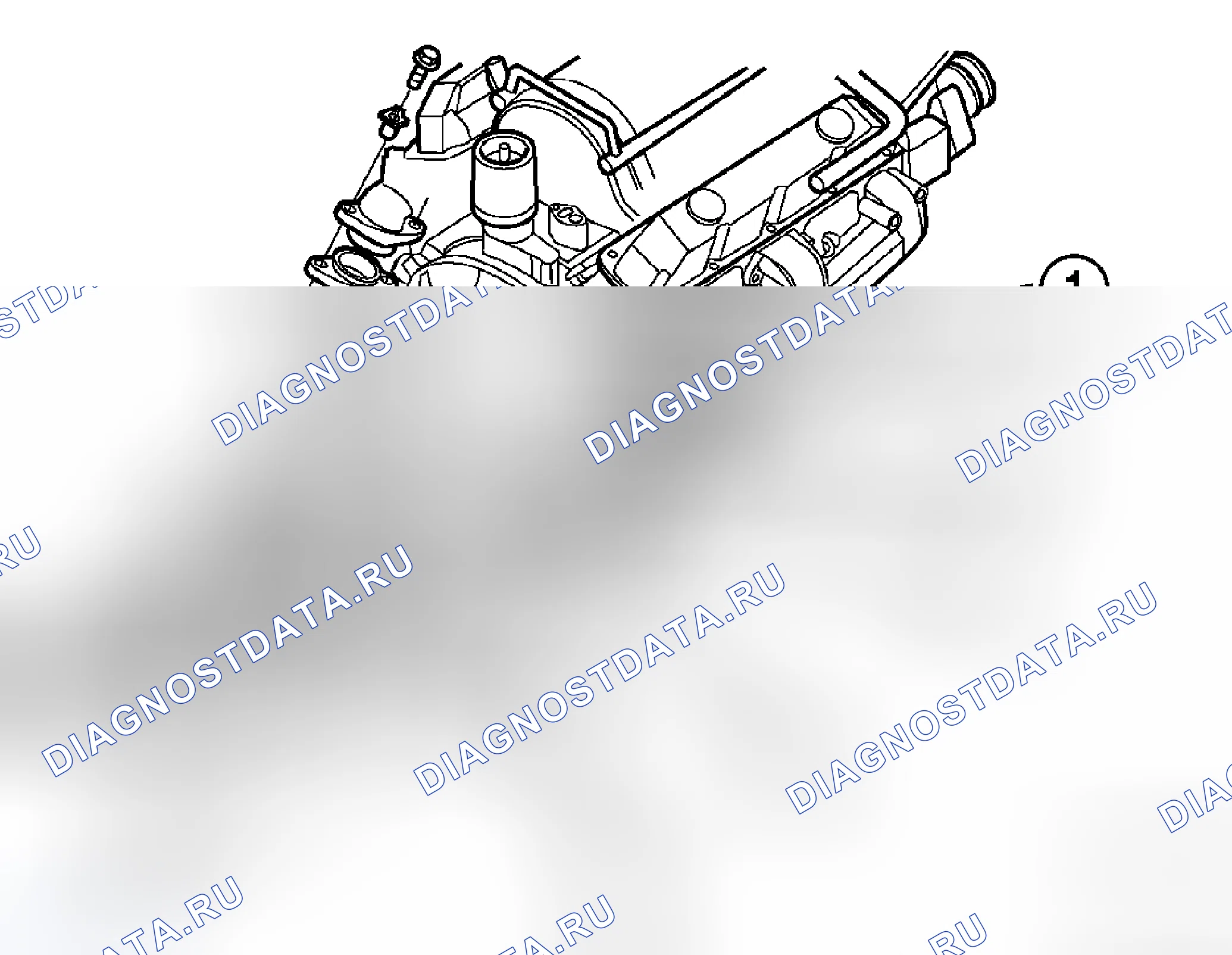 Рис. 17: УДАЛЕНИЕ - 3.7L / 4.7L или 5.7L. Dodge Cab & Chassis R3500 HD transition