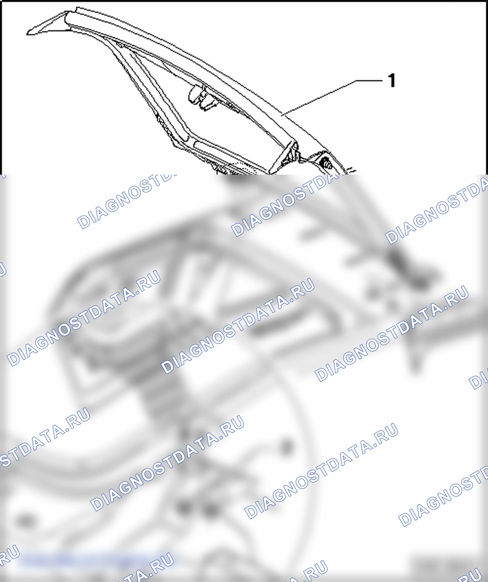 Крышка грузового люка крыши. Volkswagen Caddy Iii