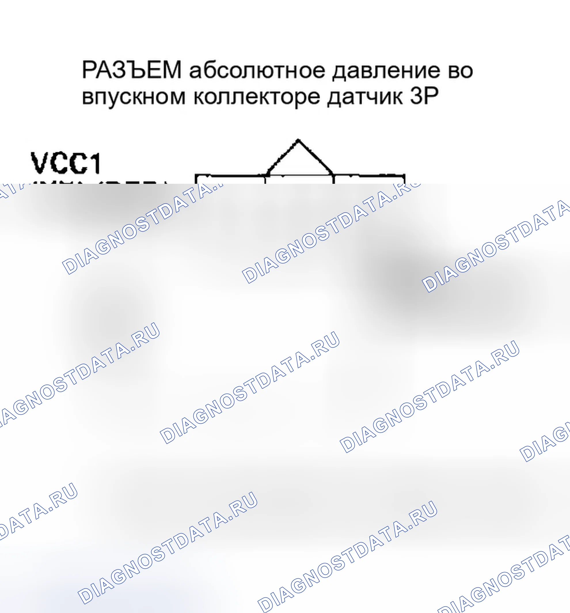 Рис. 78: P0107 расшифровка кода ошибки: низкое напряжение цепи датчика абсолютное давление во впускном коллекторе. Honda CR-V II