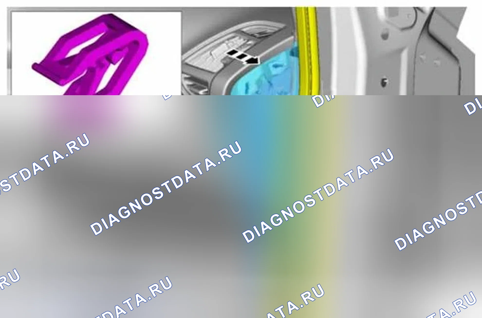 Рис. 7: Демонтаж. Ford C-MAX II