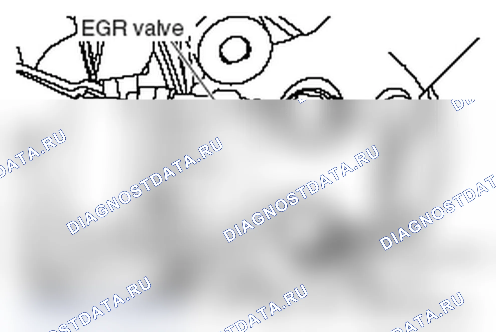 Рис. 34: >> B <<УСТАНОВКА ПРОКЛАДКИ КЛАПАНА рециркуляция отработавших газов. Mitsubishi Lancer Ralliart X рестайлинг