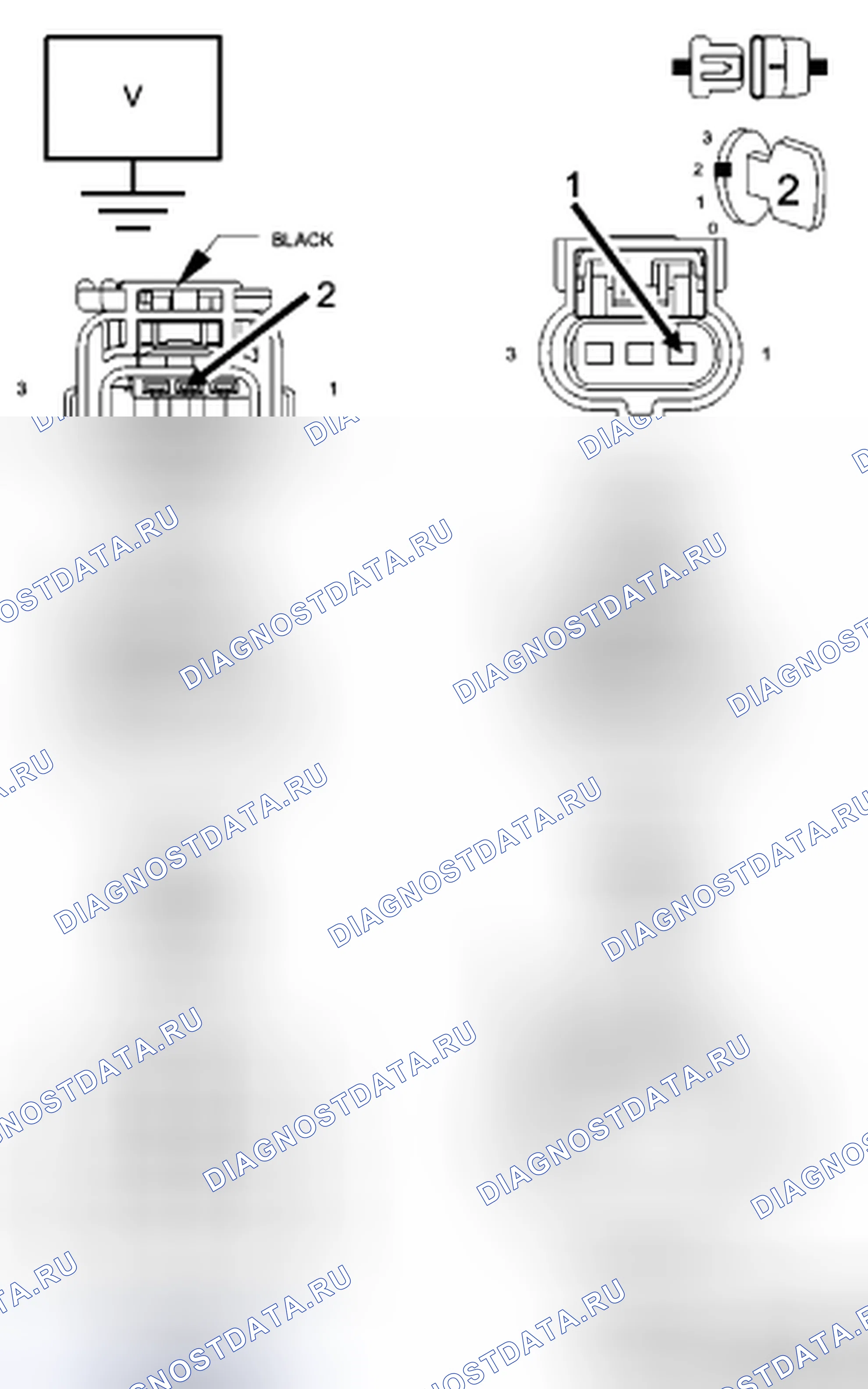 Рис. 394: Диагностический тест. Chrysler Town & Country V