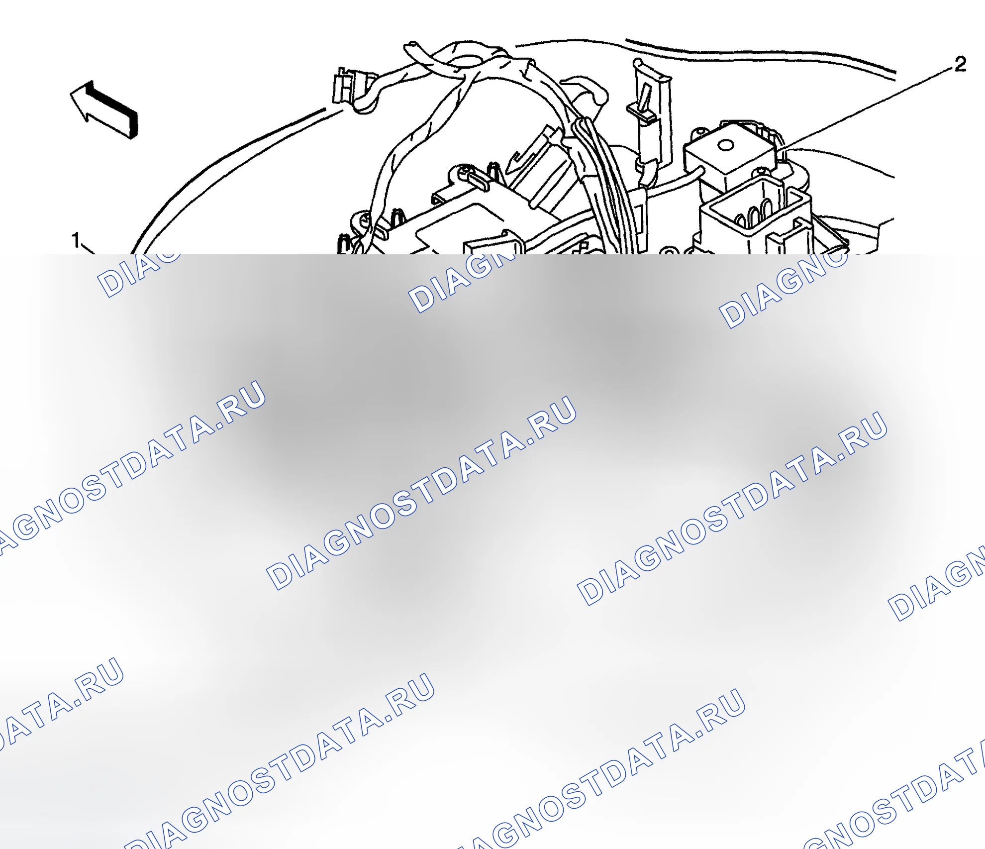 Рис. 115: потолочная консоль. Chevrolet TrailBlazer I