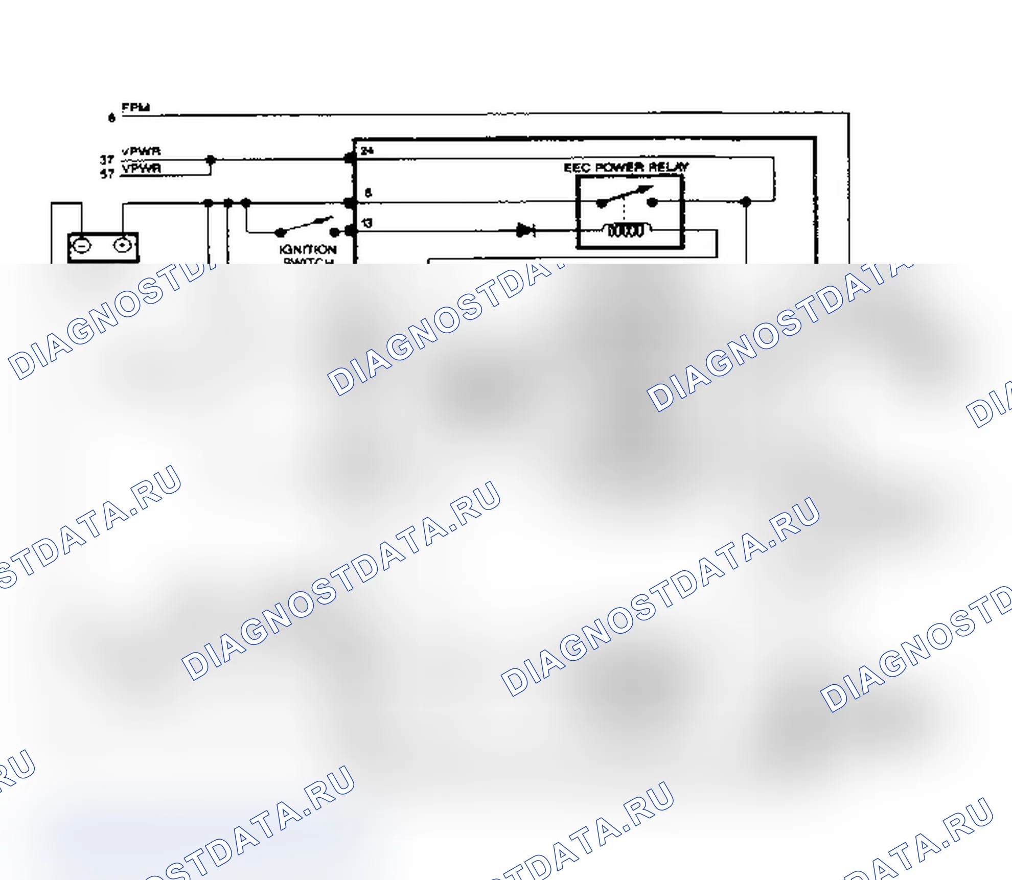Рис. 138: Цепи IRCM (Mustang 2.3L). Ford Thunderbird X