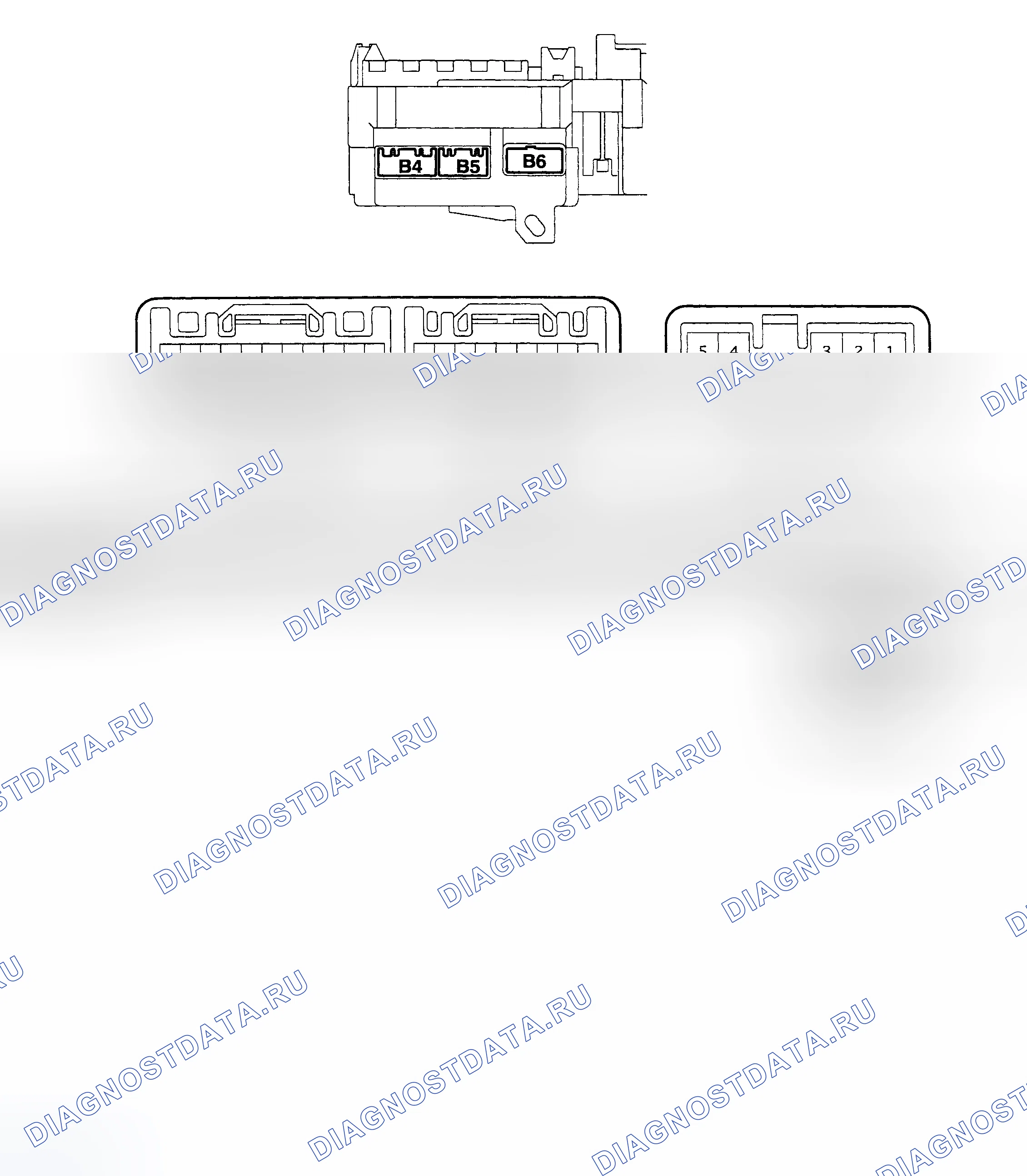 Рис. 70: ECU корпуса системы мультиплексной связи (MPX). Haval H6 III