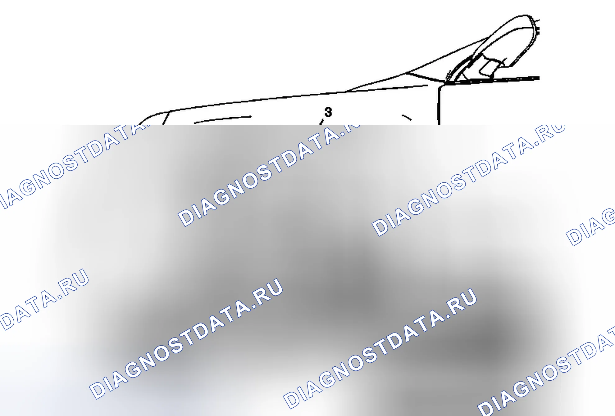 Рис. 3: Замена переднего вкладыша рулевой рубки (рельеф). Chevrolet Equinox II