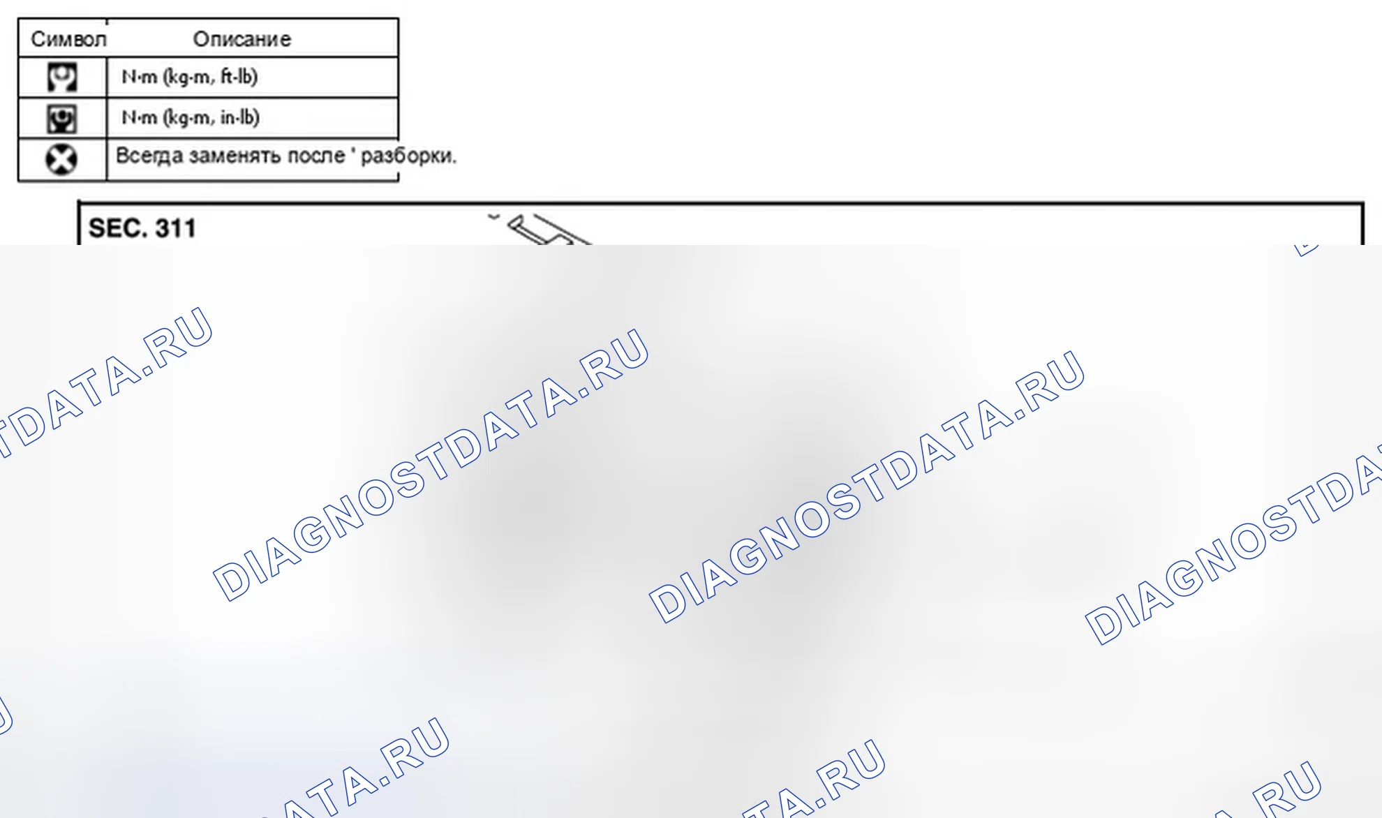 Рис. 44: AWD: Разнесенный вид. Infiniti M37 IV