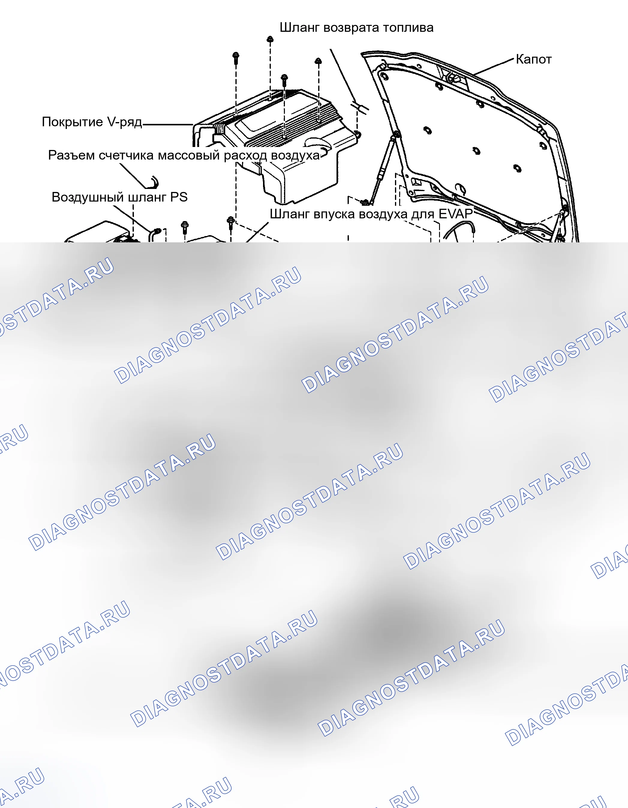 Рис. 210: КОМПОНЕНТЫ. Toyota Land Cruiser 100 рестайлинг