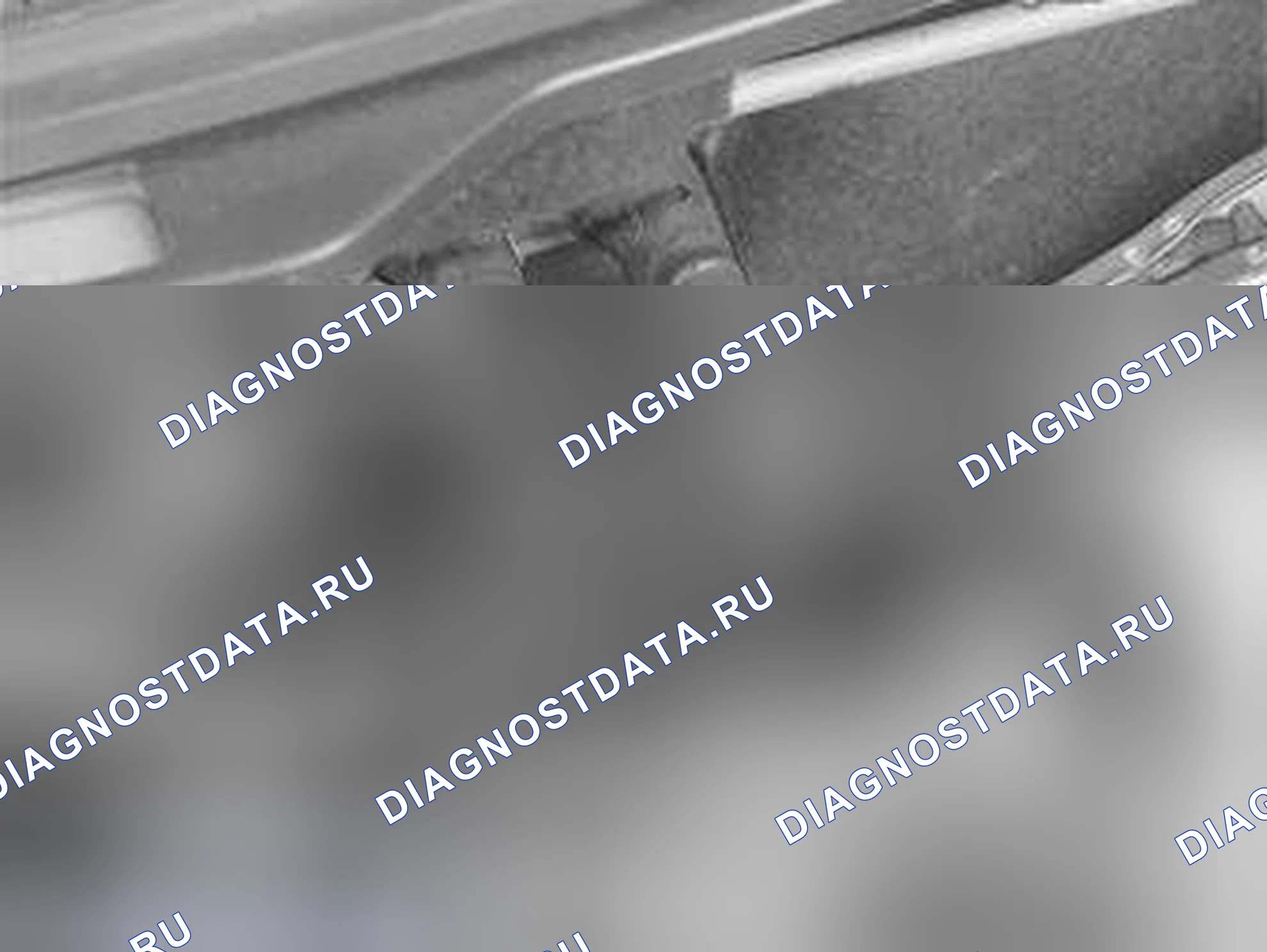 Рис. 1728: Установка водяного шланга. Volvo S60 I