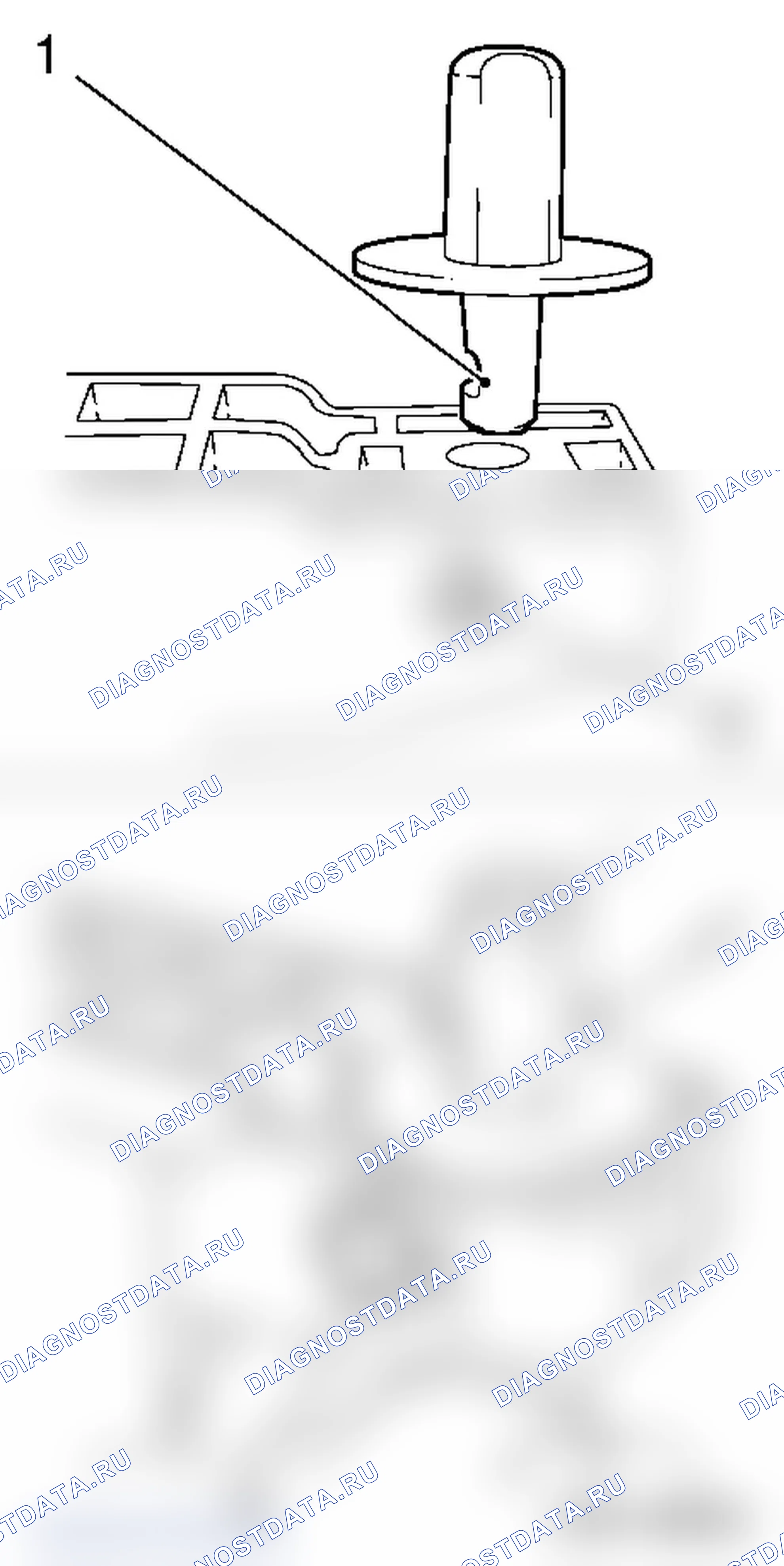 Ремонт штифта крепления охладителя снизу (Z 13 DTJ, Z 13 DTH, Z 17 DTR). Opel Corsa D