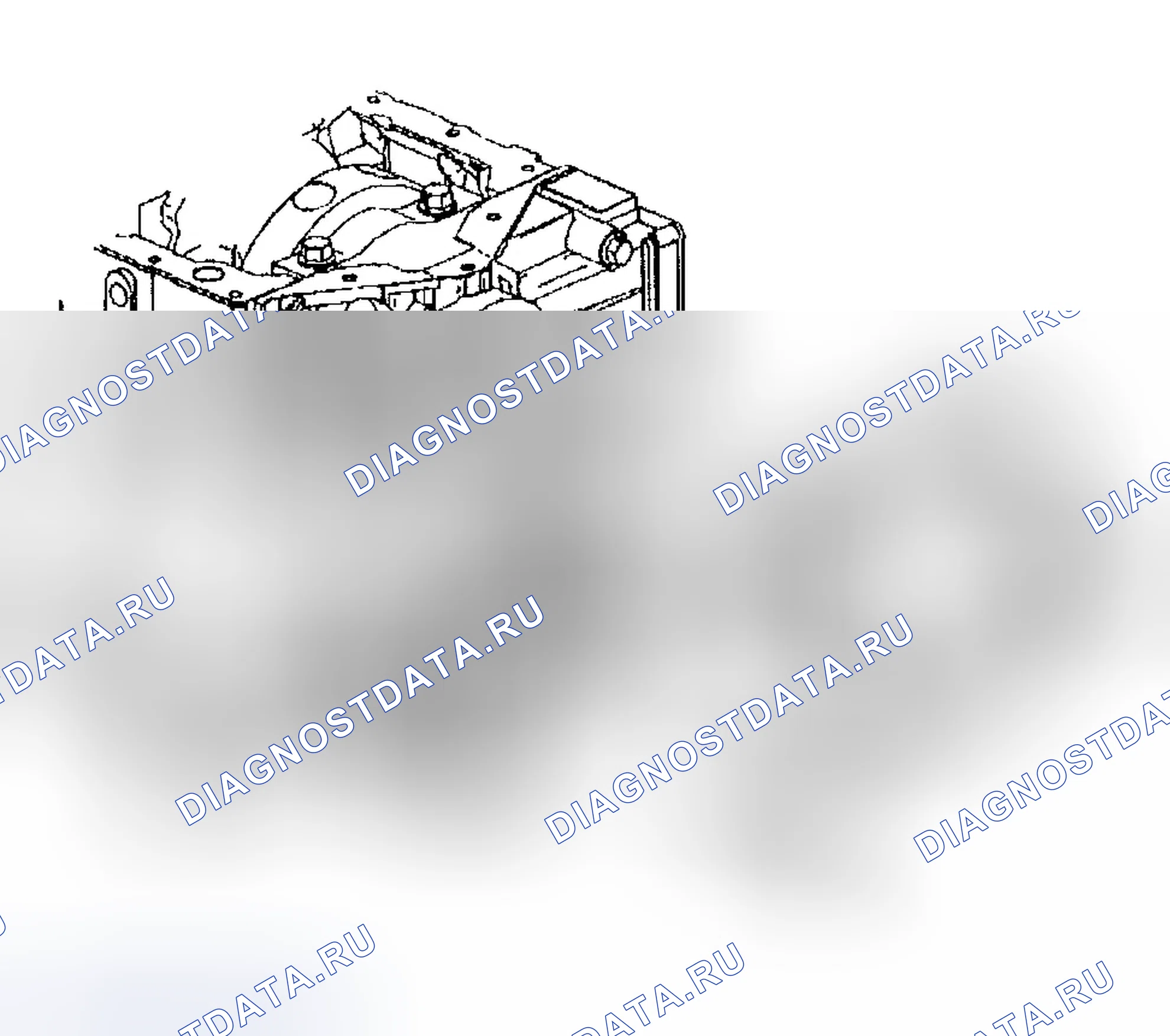 Рис. 539: Передняя крышка двигателя - снятие. Chevrolet Impala VIII