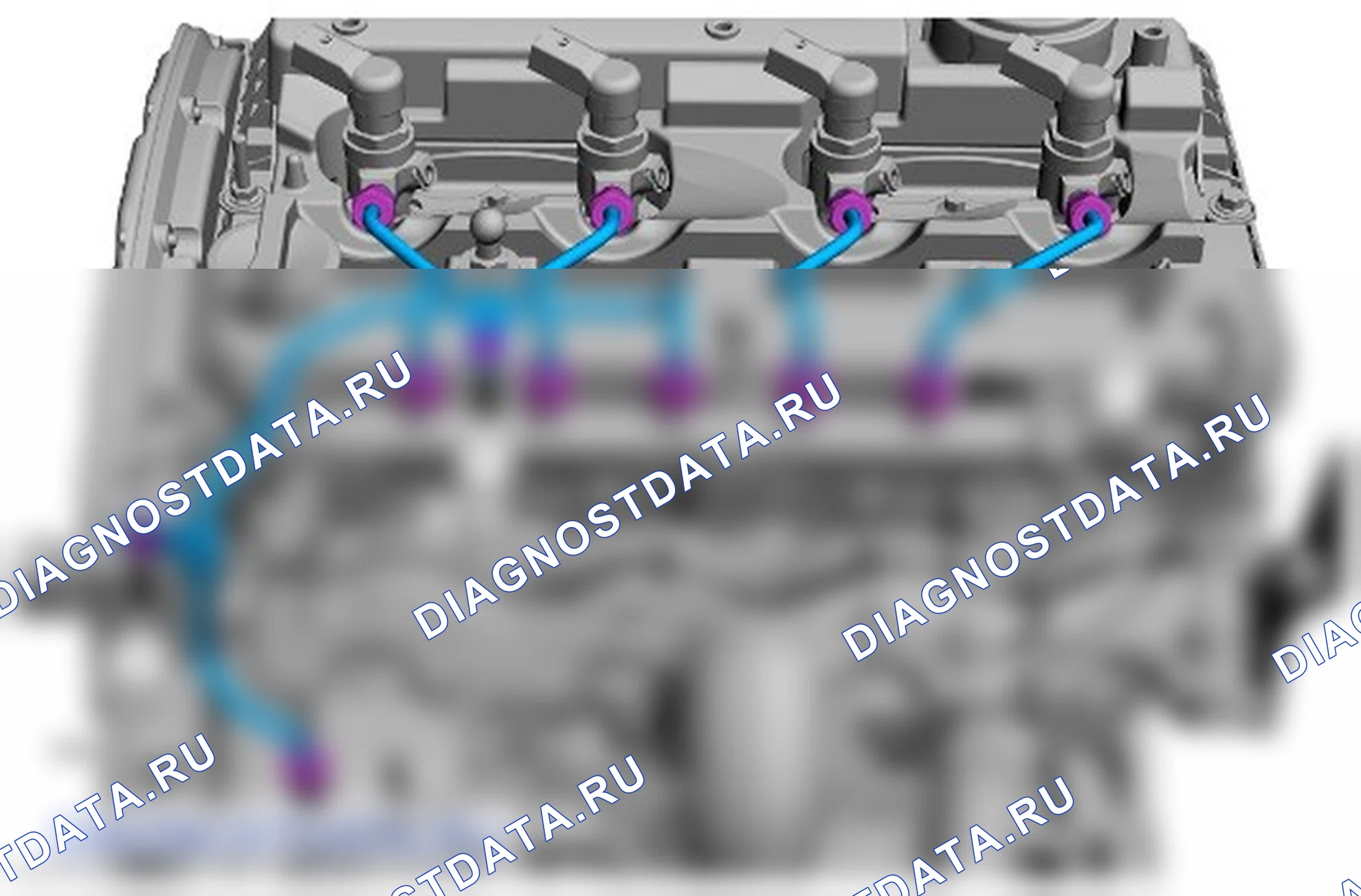 Как установить присоединяемые детали двигателя. Ford Transit VIII
