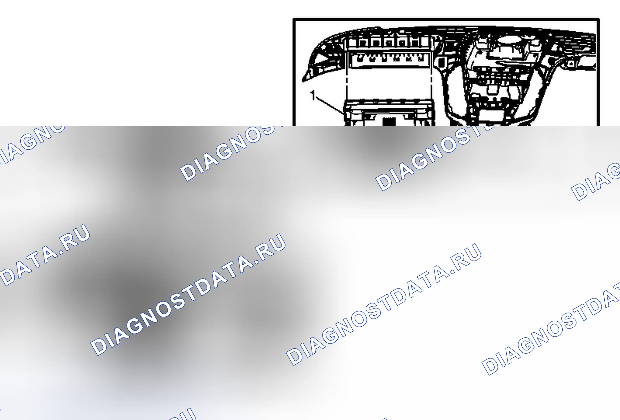 Рис. 9: Замена надувного удерживающего модуля приборной панели (равноденствие). Chevrolet Equinox II