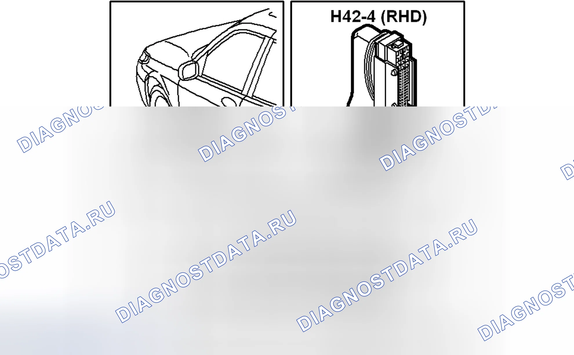 Рис. 181: Разъем H42-4. Kia Picanto III