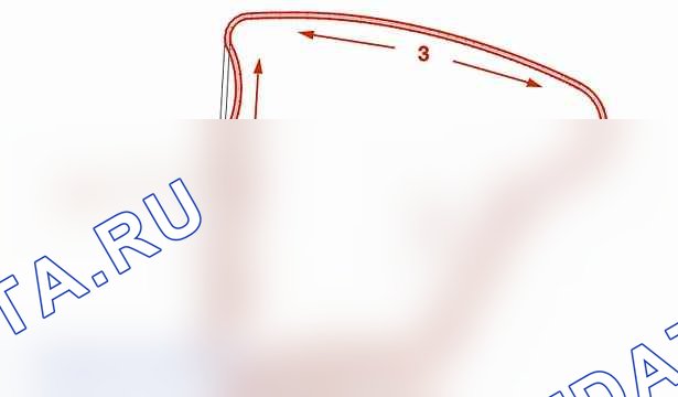 Снятие - установка: уплотнитель проема задней двери — c4cf1n9d. Peugeot 607 I