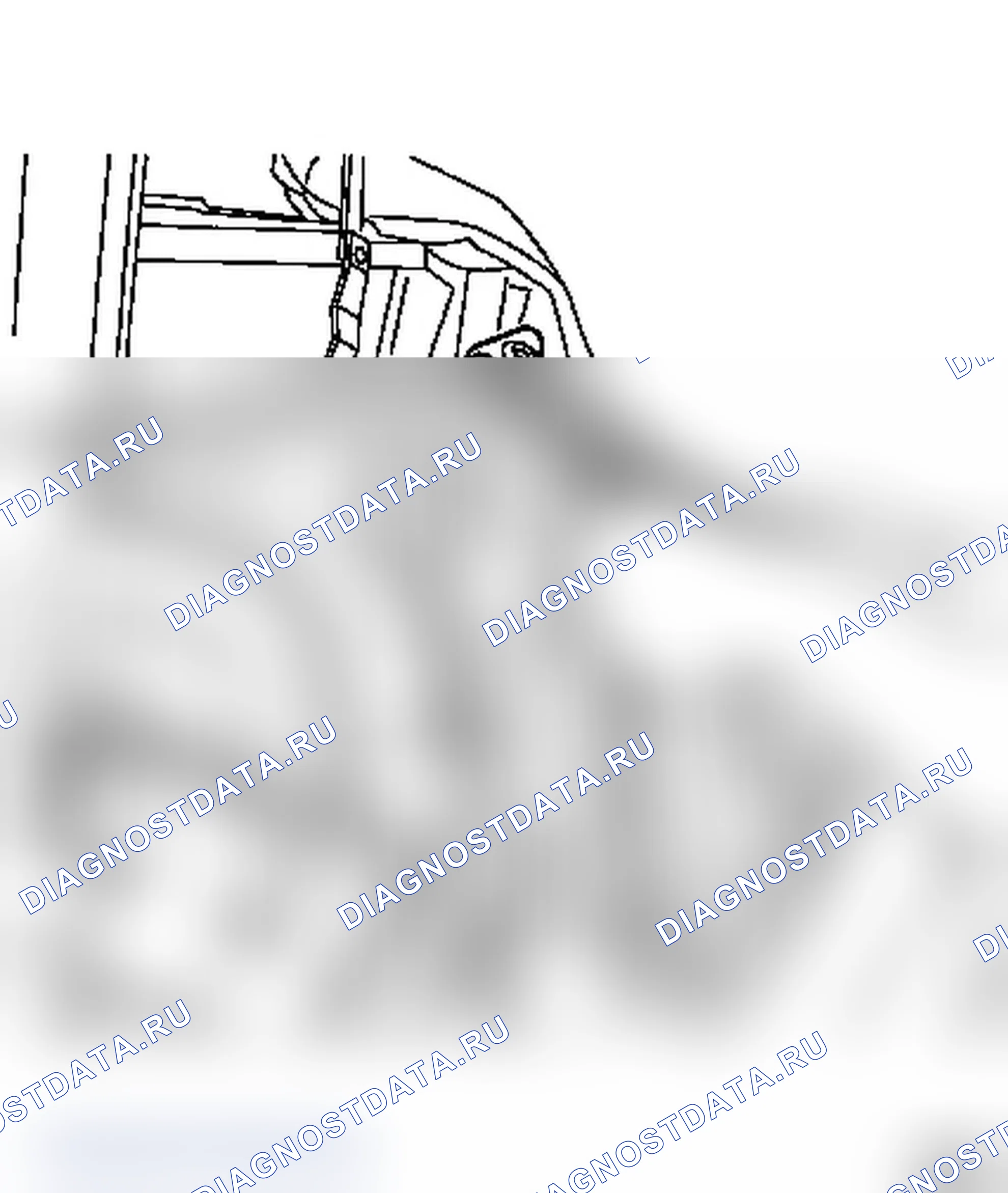 Демонтаж и установка прижимной планки сзади (модель F67). Opel Astra G