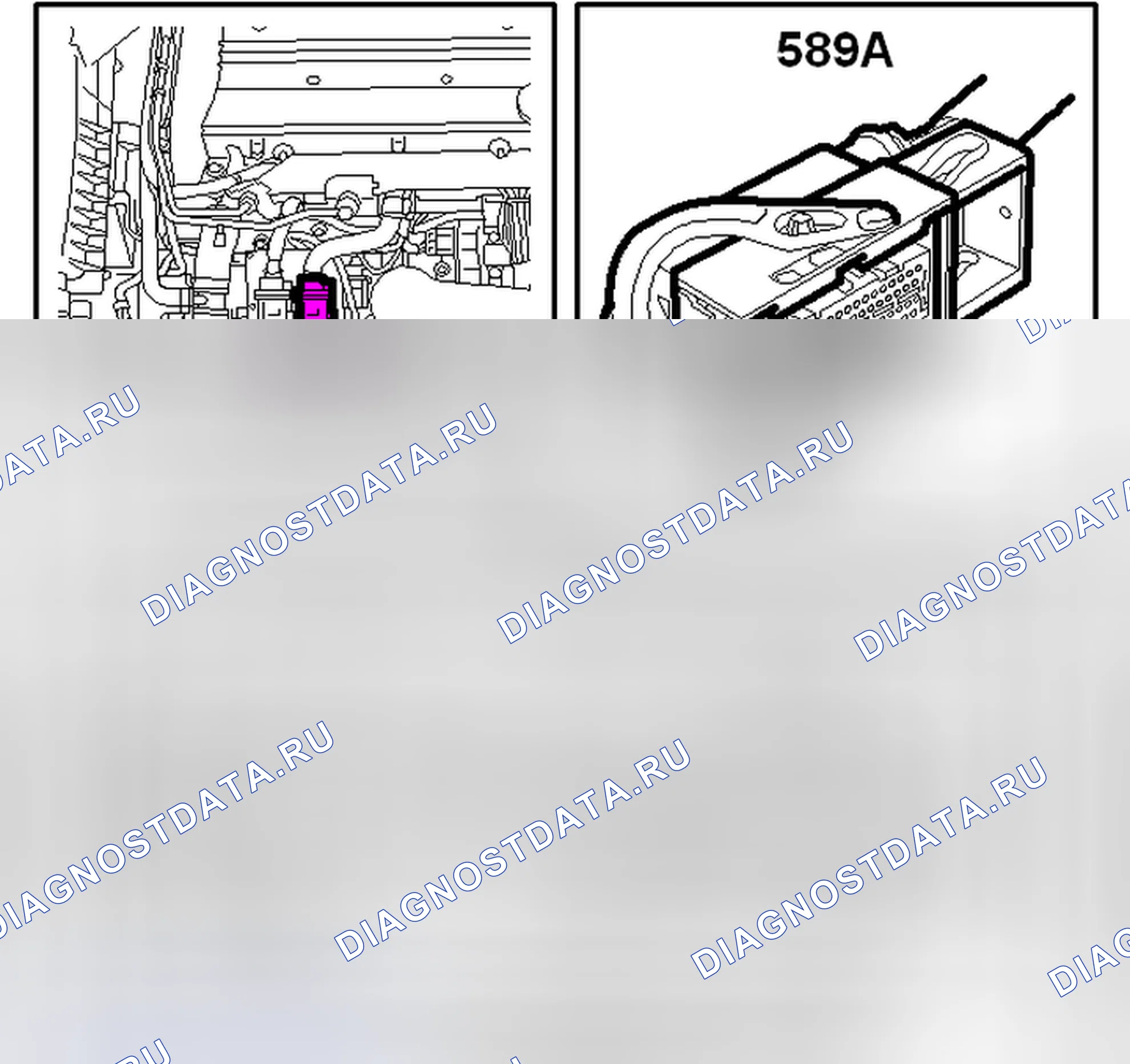 Рис. 104: Модуль управления, Trionic, B207, переключатель A (xtigx1) 589A. Saab 9-3 II