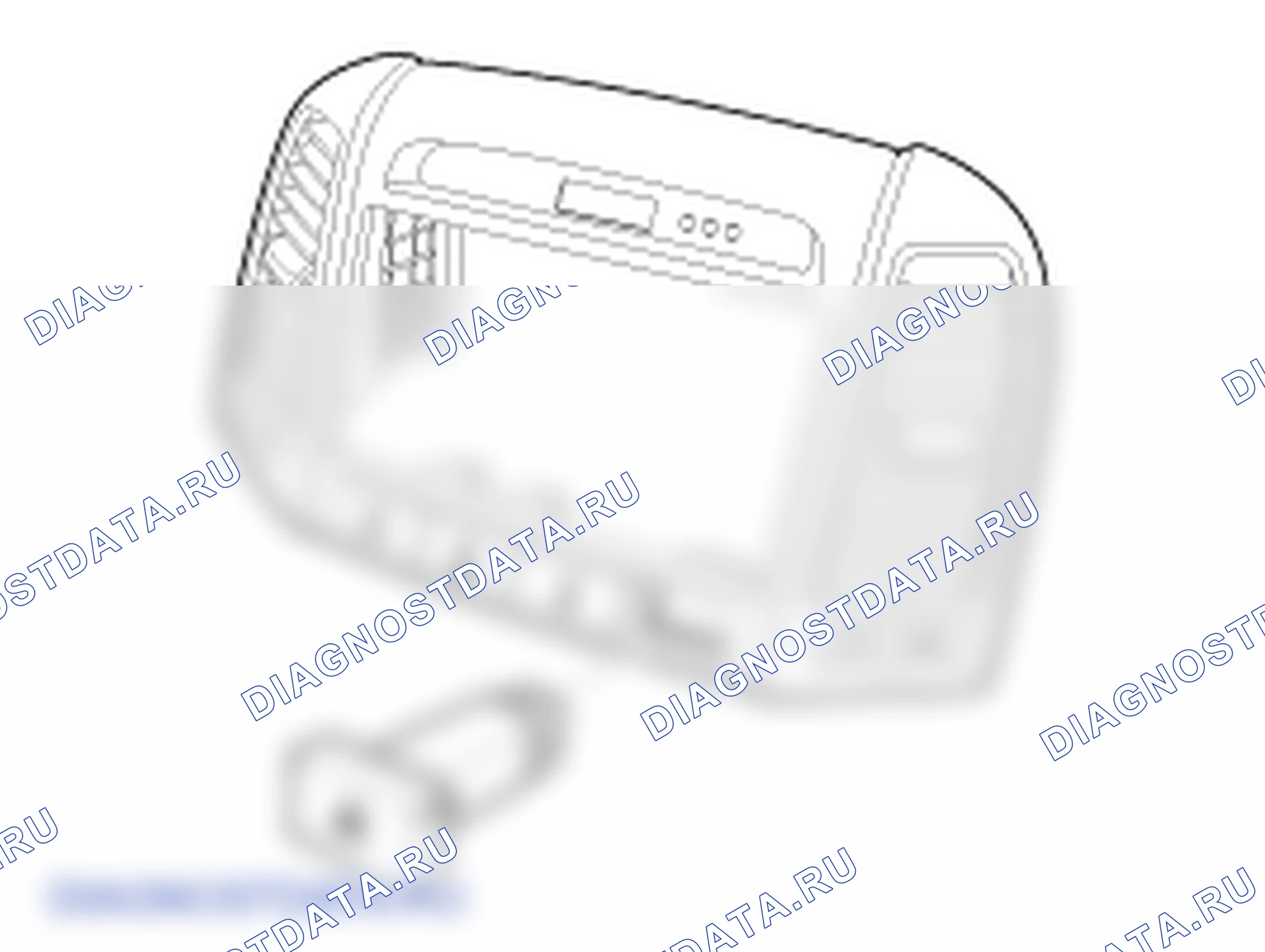 Выключатель аварийной лампы. Hyundai Santa Fe CM