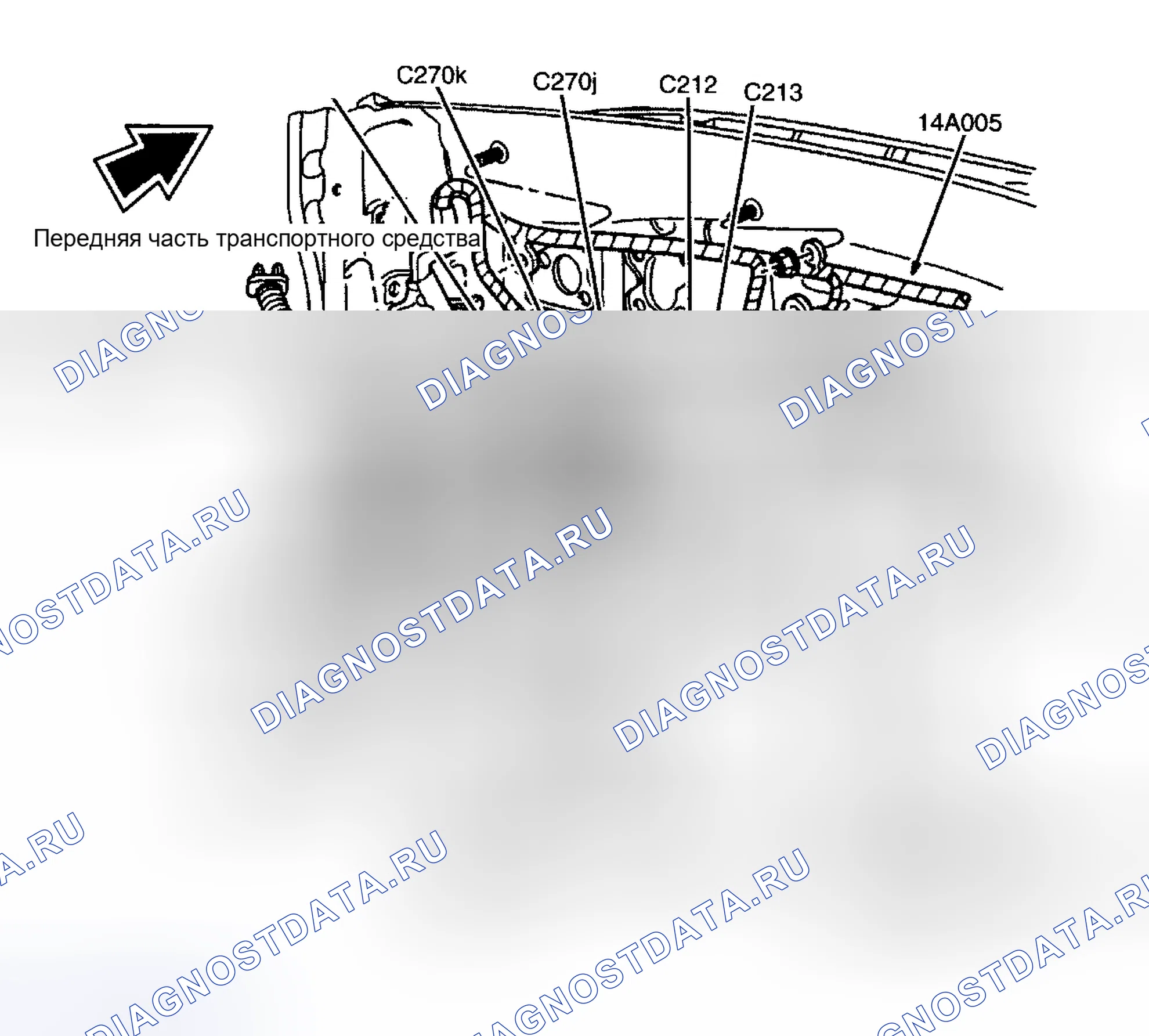 Рис. 9: центральный блок предохранителей и реле. Ford Pickup F250 Super Duty I