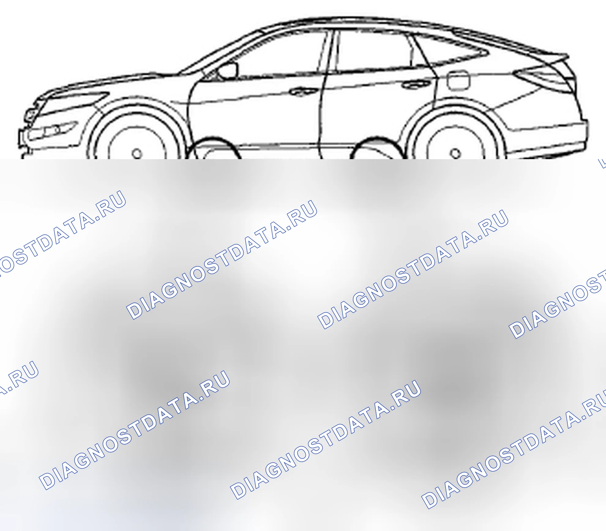 Рис. 27: Подъем транспортного средства. Honda Crosstour I