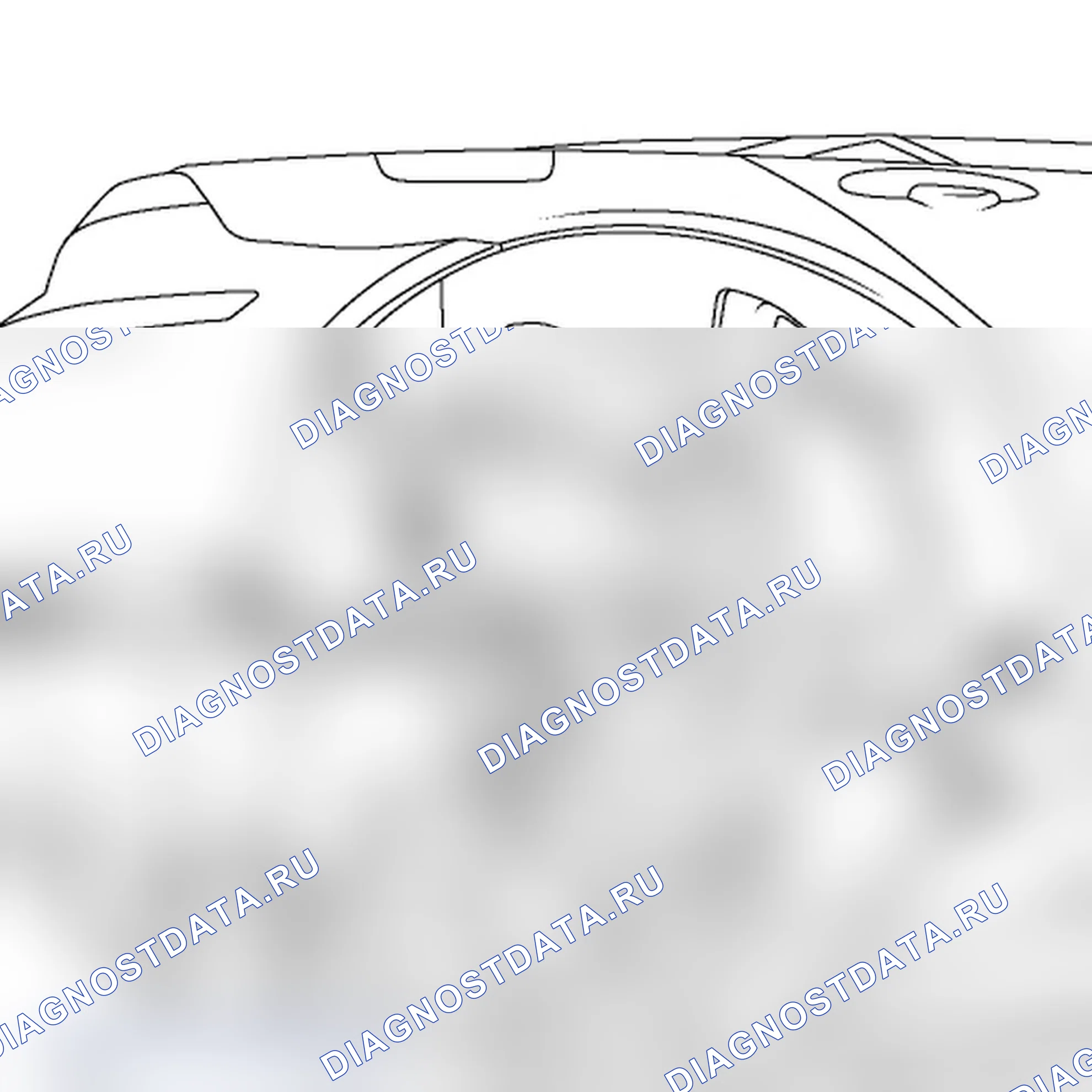 Задний бампер — Универсал. Renault Laguna II