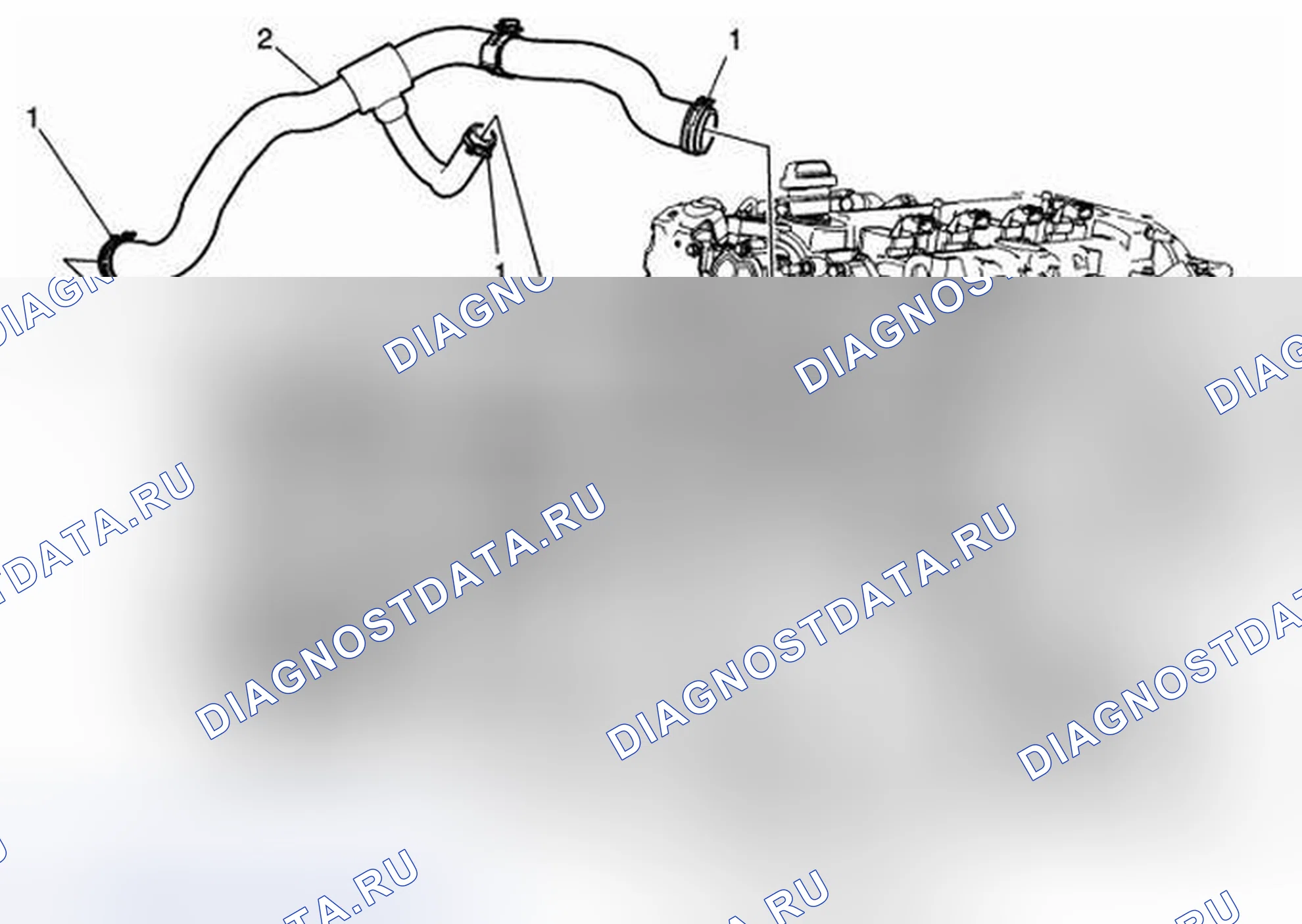 Рис. 6: Замена выходного шланга радиатора (Lhu / A20NFT). Kia Picanto III рестайлинг