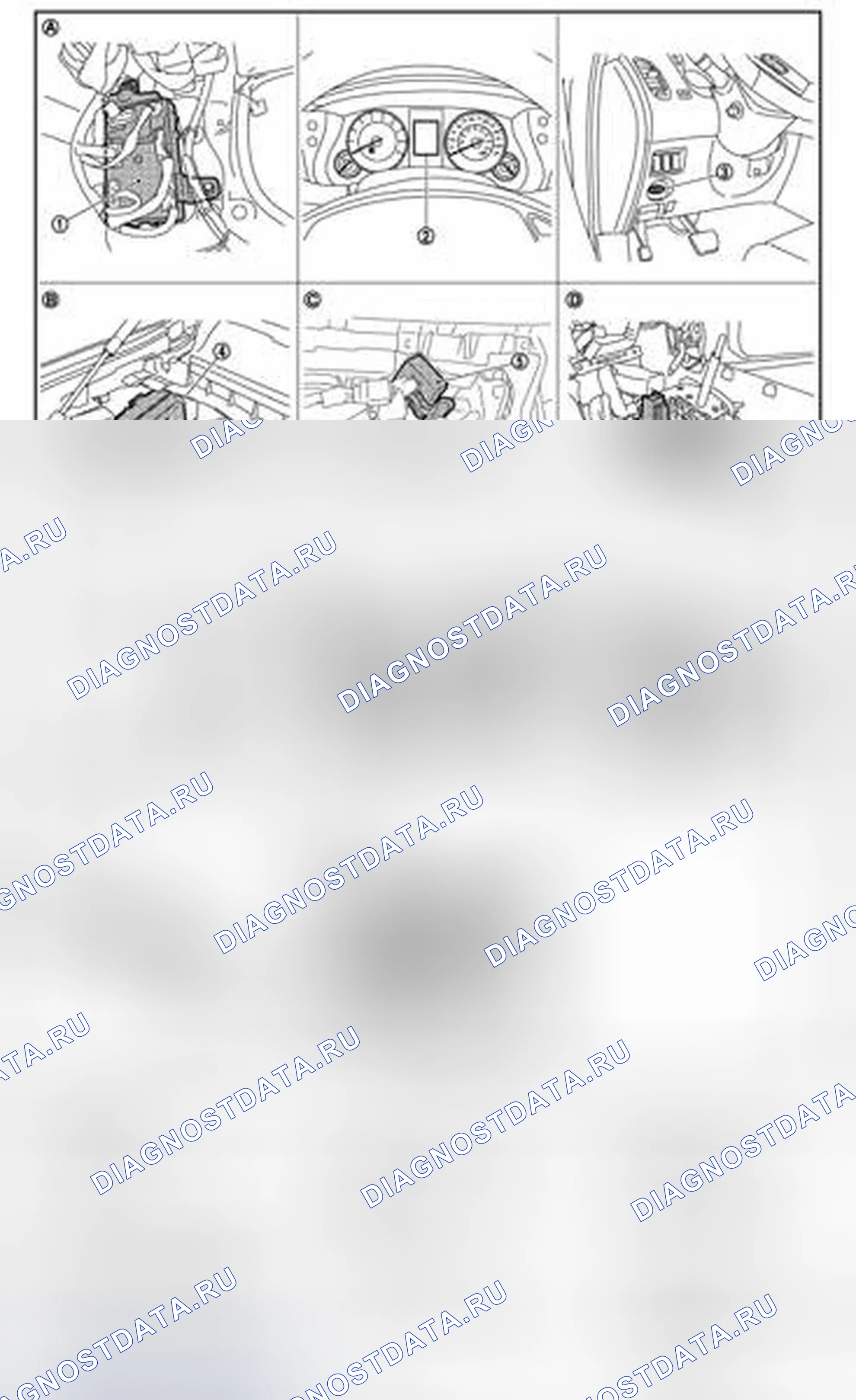 Рис. 99: ФУНКЦИЯ WELCOME фонарь: Расположение компонентов. Infiniti QX50 I