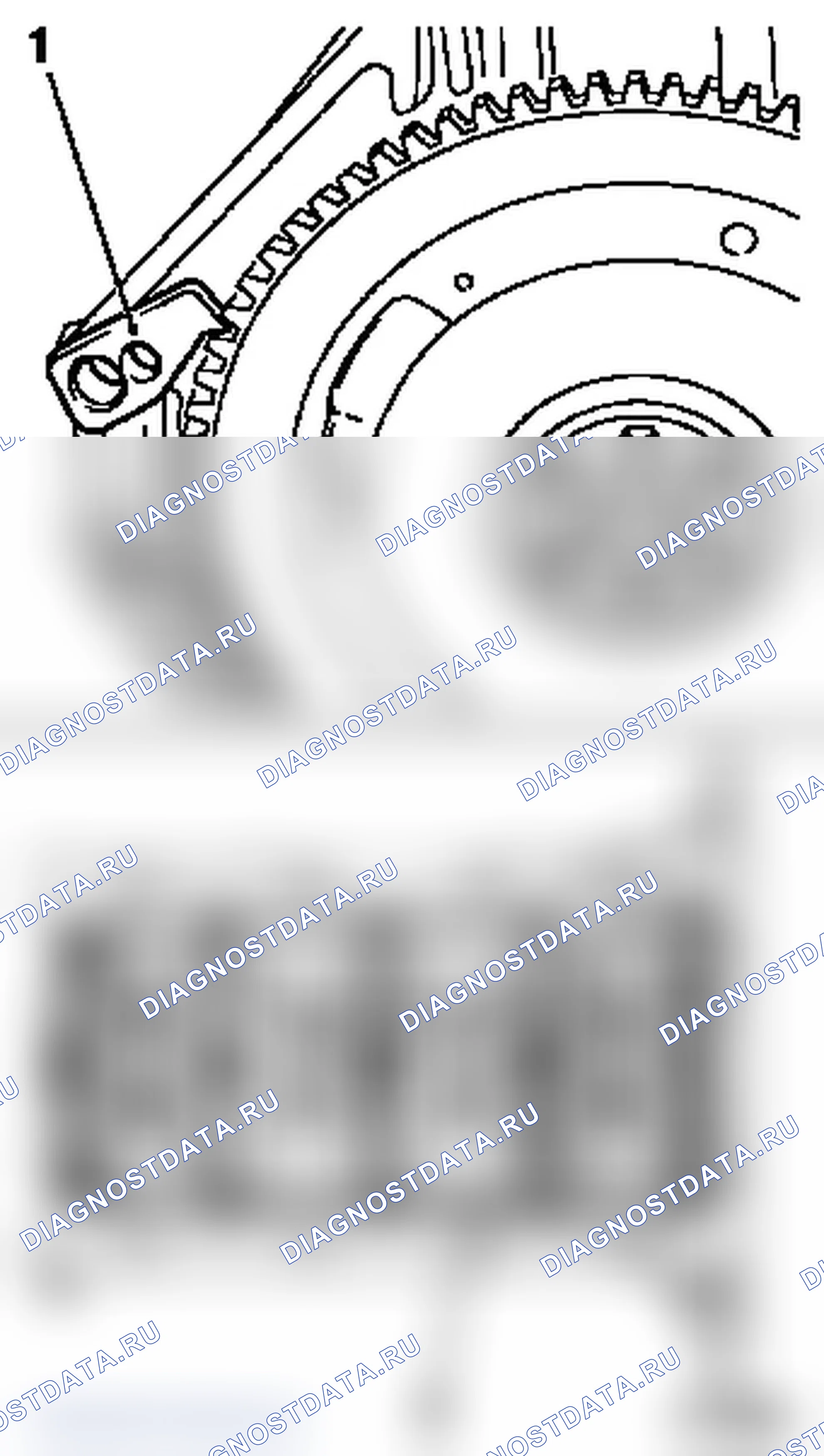 Демонтаж и установка коленвала. Opel Astra G