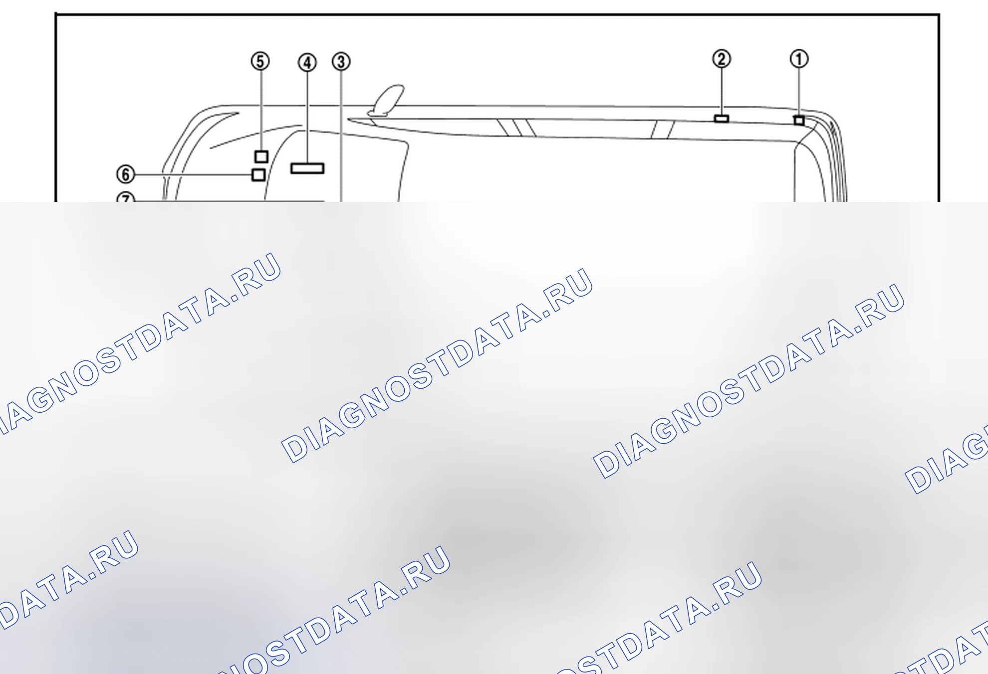 Рис. 27: Расположение компонентов. Nissan Quest IV