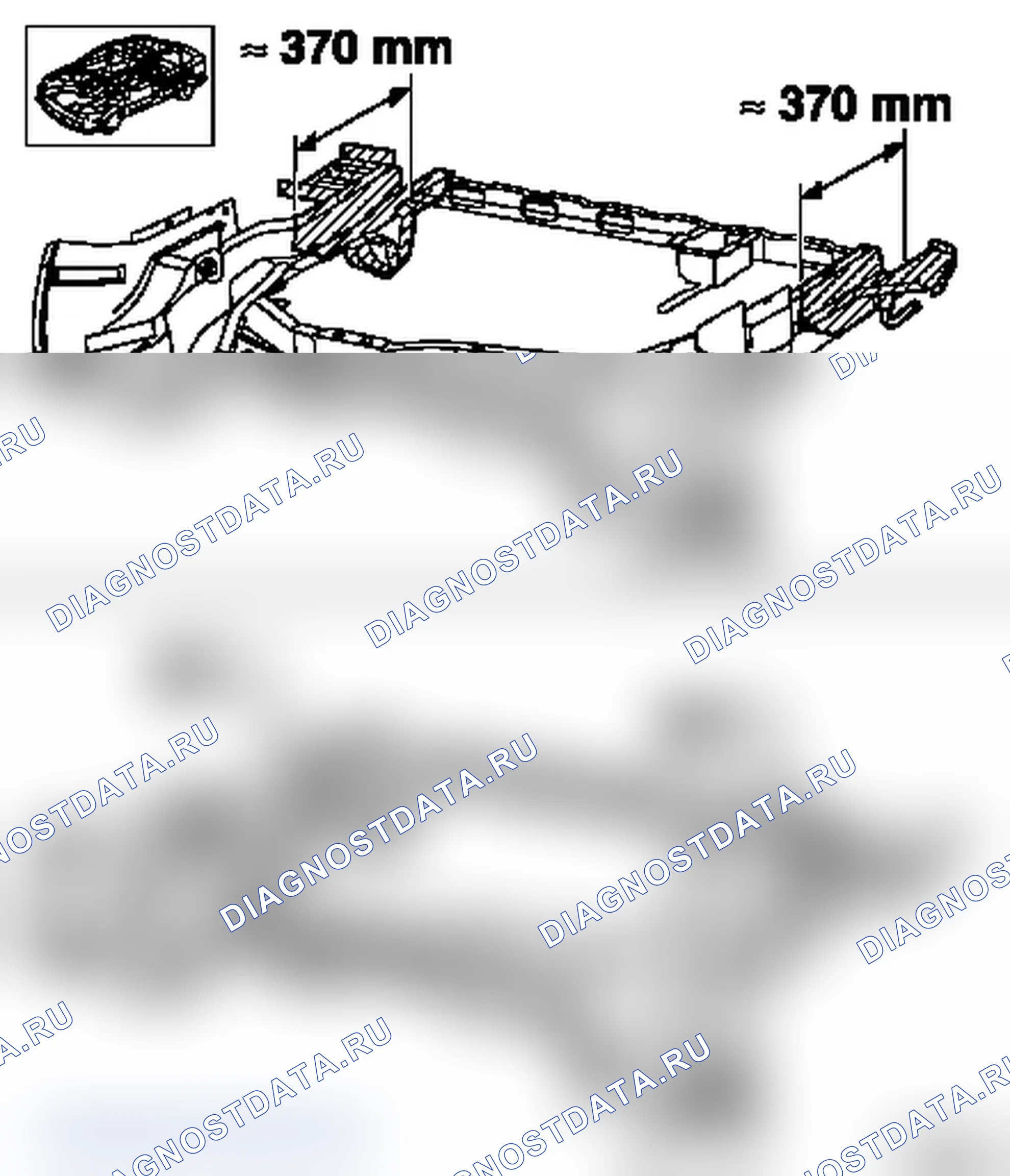 Замена задней рамы (модели F07, F67, F69). Opel Astra G