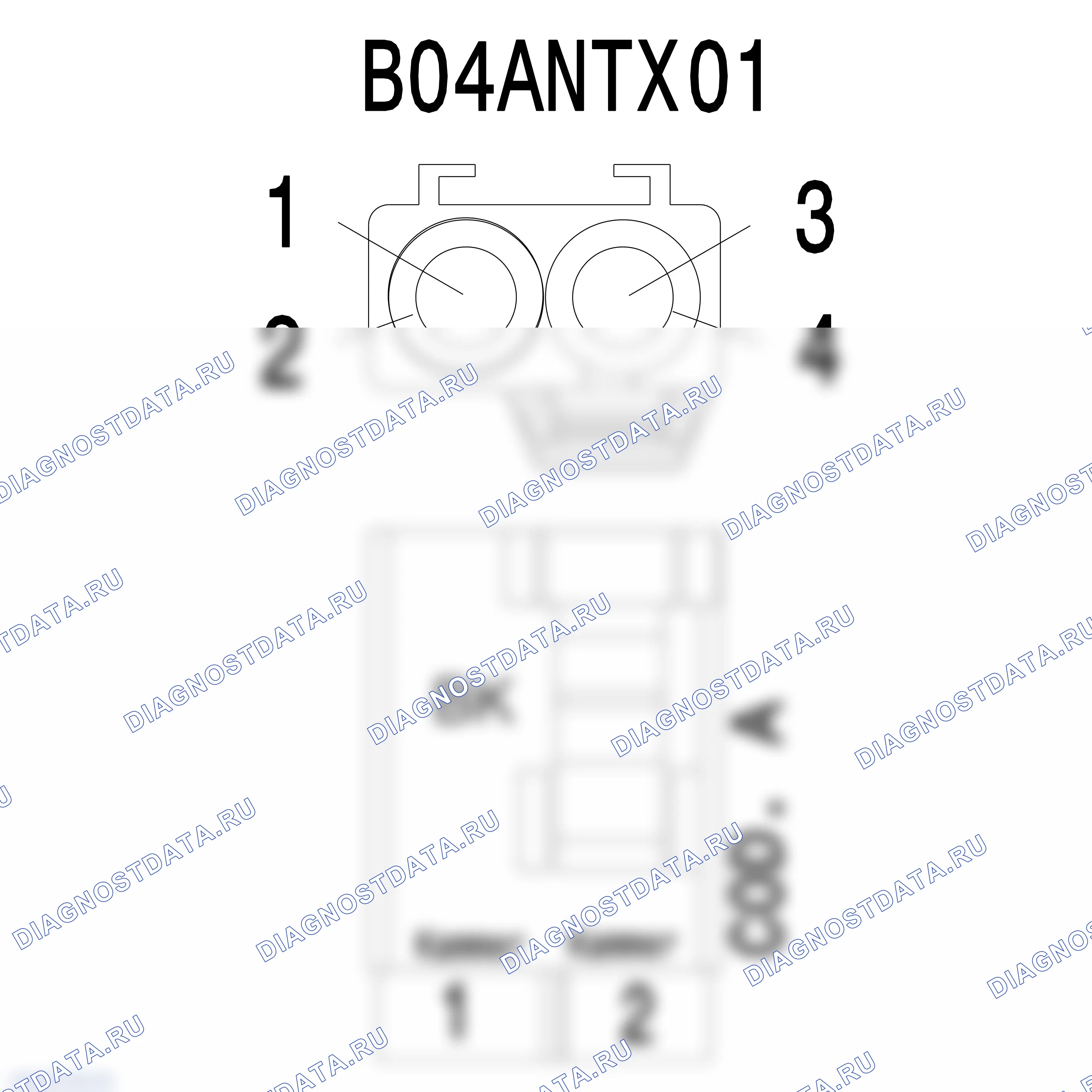 Распиновка разъёма 6Q0 035 608 — внешний вид и расположение контактов. Porsche 718 Cayman 982