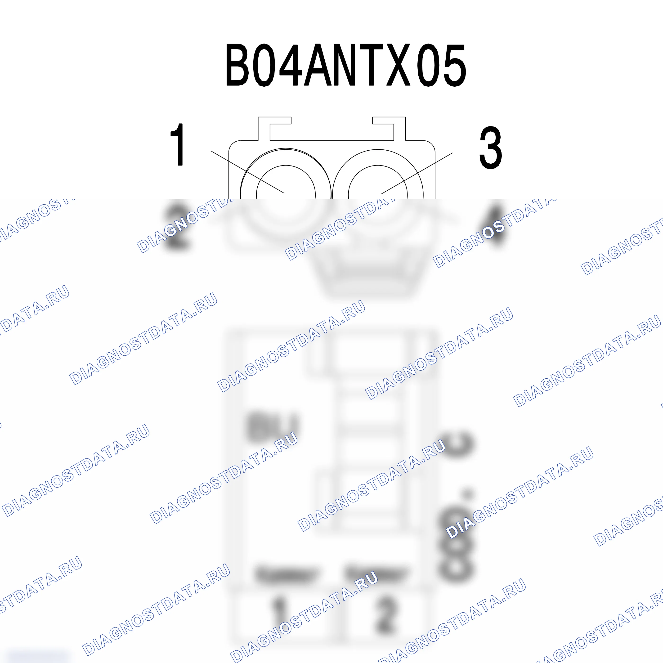 Распиновка разъёма 6Q0 035 608 B — внешний вид и расположение контактов. Porsche 718 Cayman 982