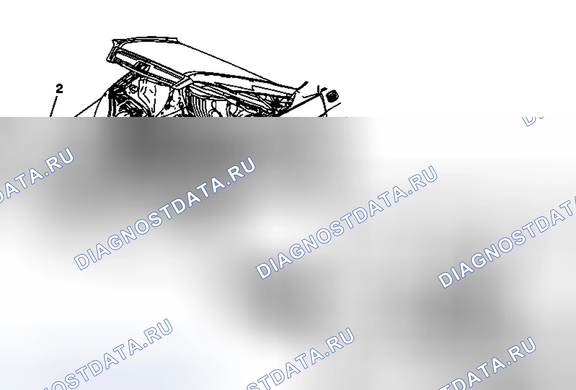 Рис. 10: Замена передней панели бампера (основание). Chevrolet Captiva I рестайлинг 2