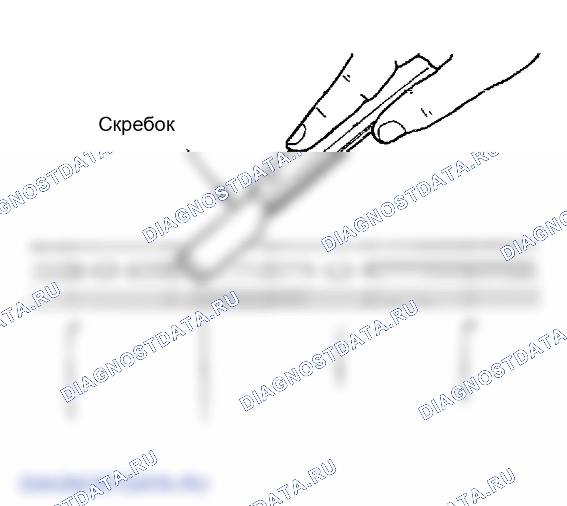 Рис. 2: Процедура применения жидкостной прокладки. Infiniti FX35 I