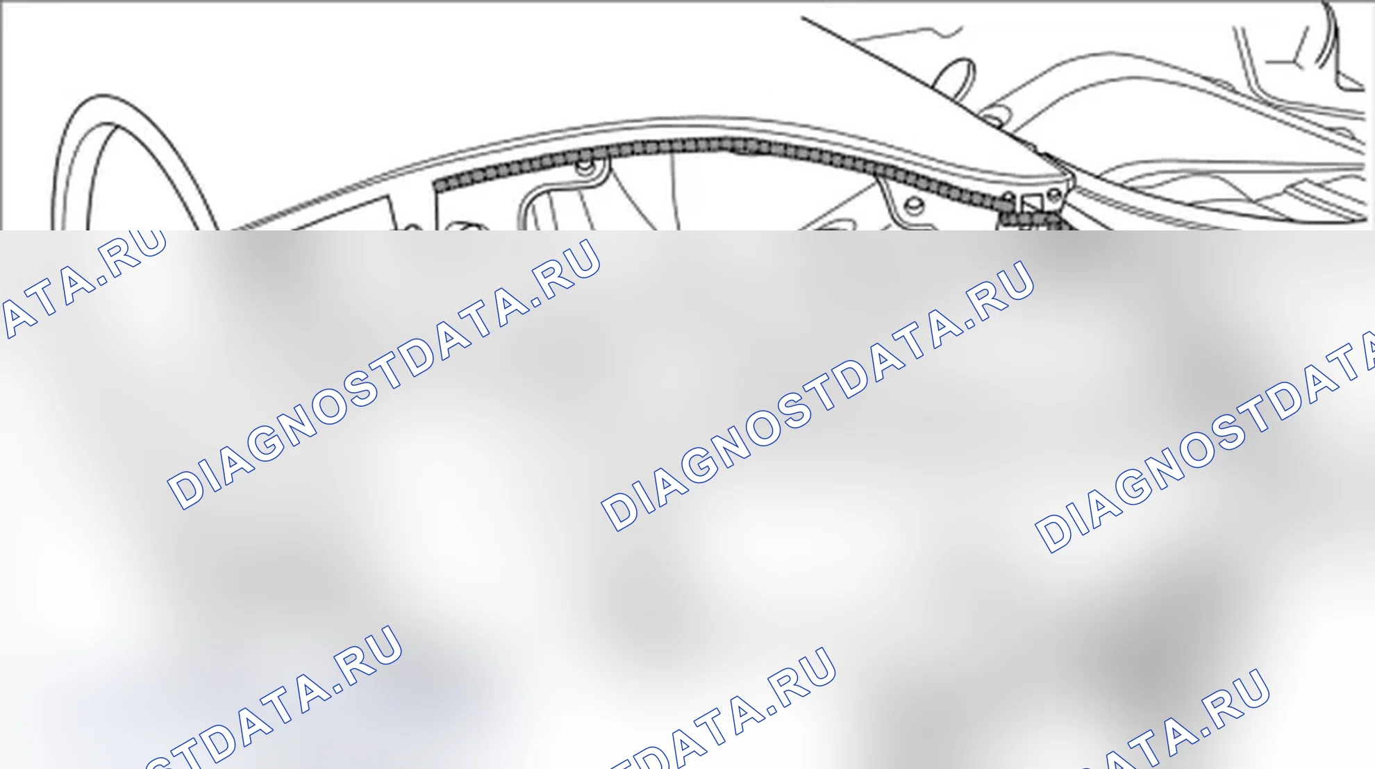 Рис. 818: Верх заднего конца по бокам. Porsche Boxster S 987
