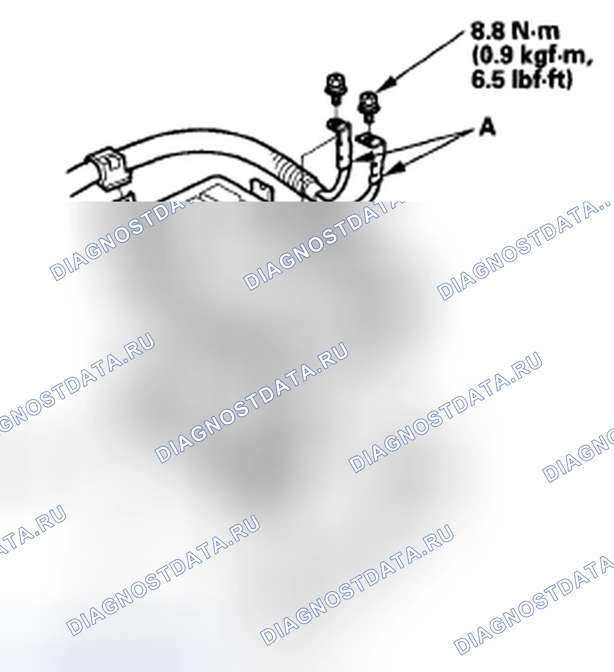 Рис. 535: Замена ELD. Honda Element YH2 рестайлинг