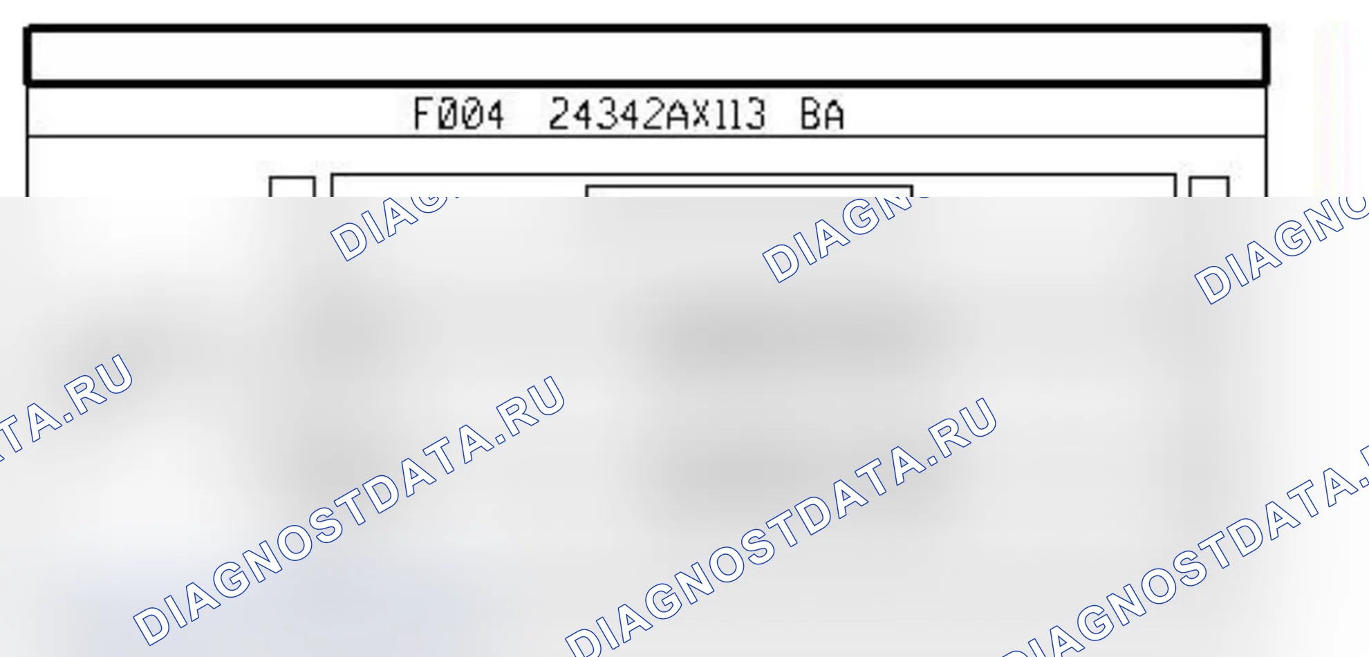 Распиновка разъёма 124 — Перекл. вент. отопителя. Renault Koleos I