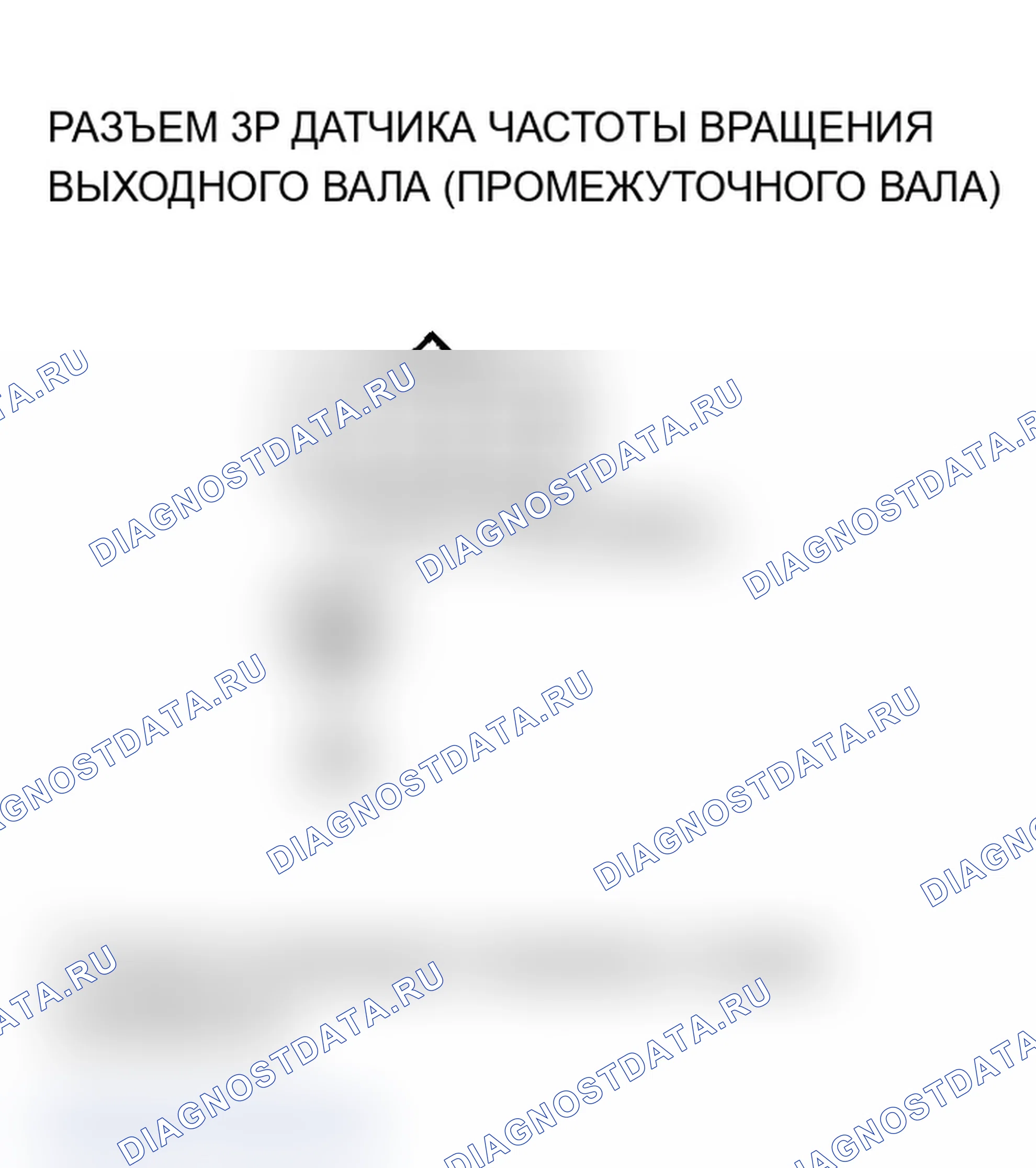 Рис. 180: P0720 расшифровка кода ошибки: неисправность цепи датчика скорости выходного вала (промежуточного вала) (МКПП) (модель 2006 г.). Acura TL III